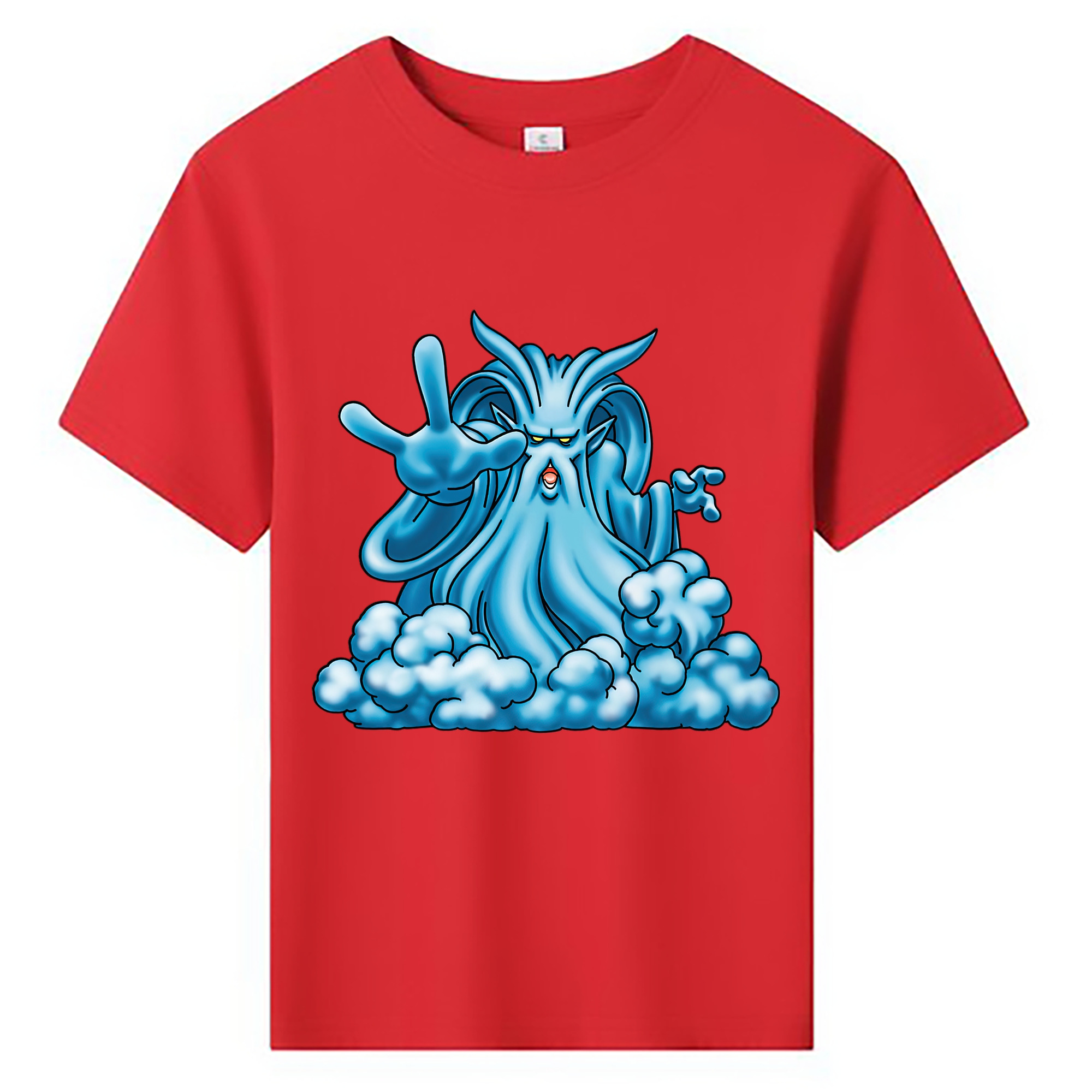 （画像用） ドラゴンクエスト Doragon Kuesuto Dragon Quest 綿100％キッズTシャツ（フロントプリント）