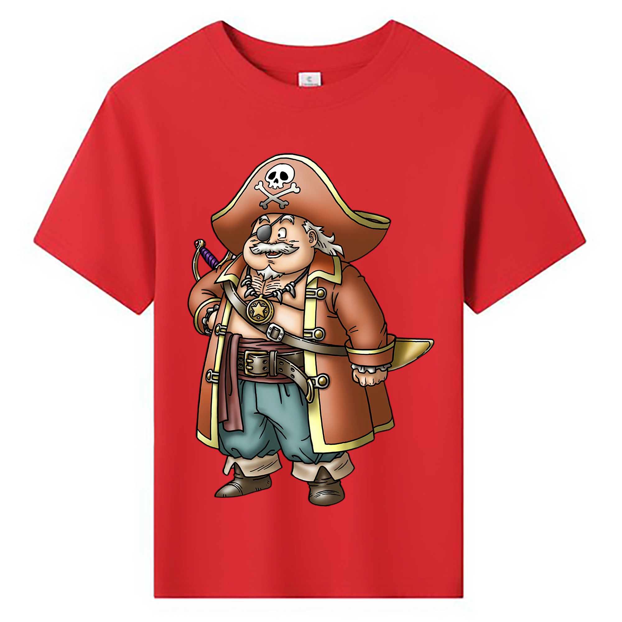 （画像用） ドラゴンクエスト Doragon Kuesuto Dragon Quest 綿100％キッズTシャツ（フロントプリント）