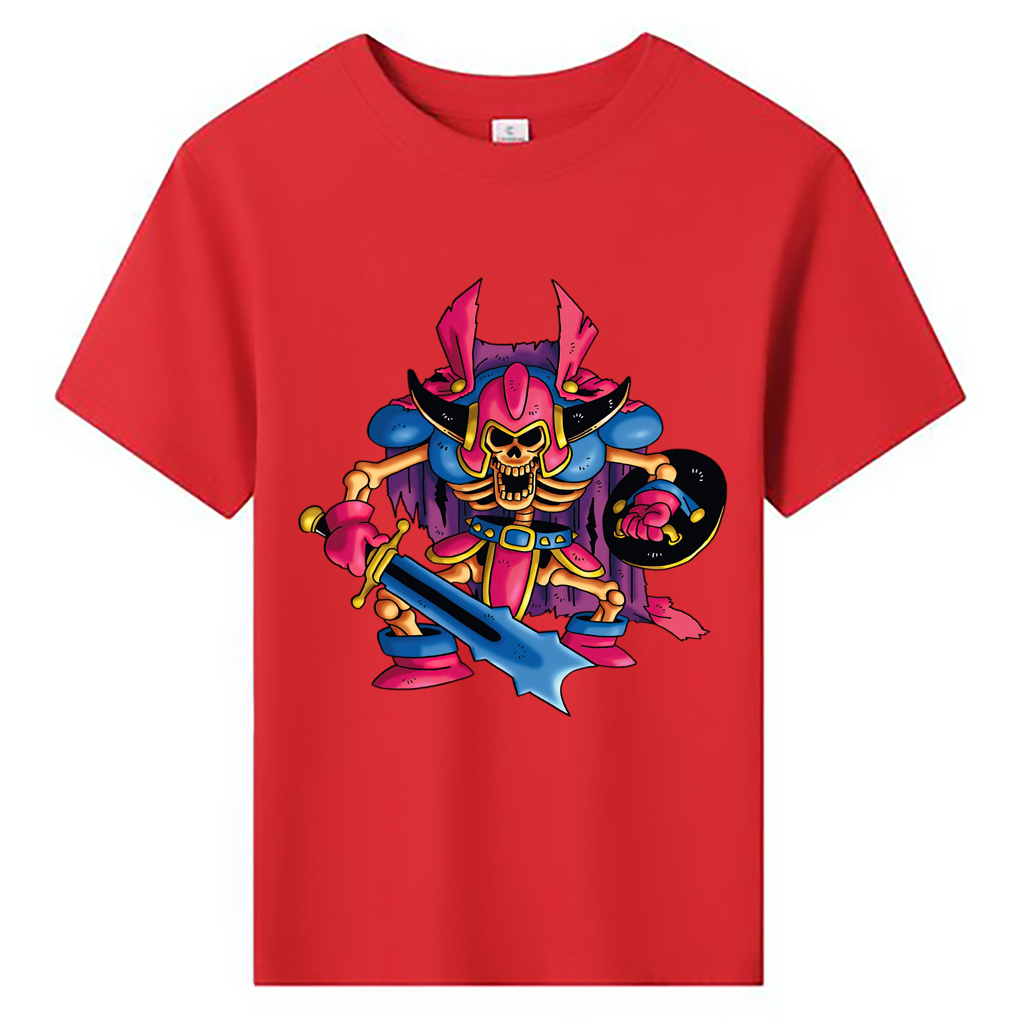 （画像用） ドラゴンクエスト Doragon Kuesuto Dragon Quest 綿100％キッズTシャツ（フロントプリント）