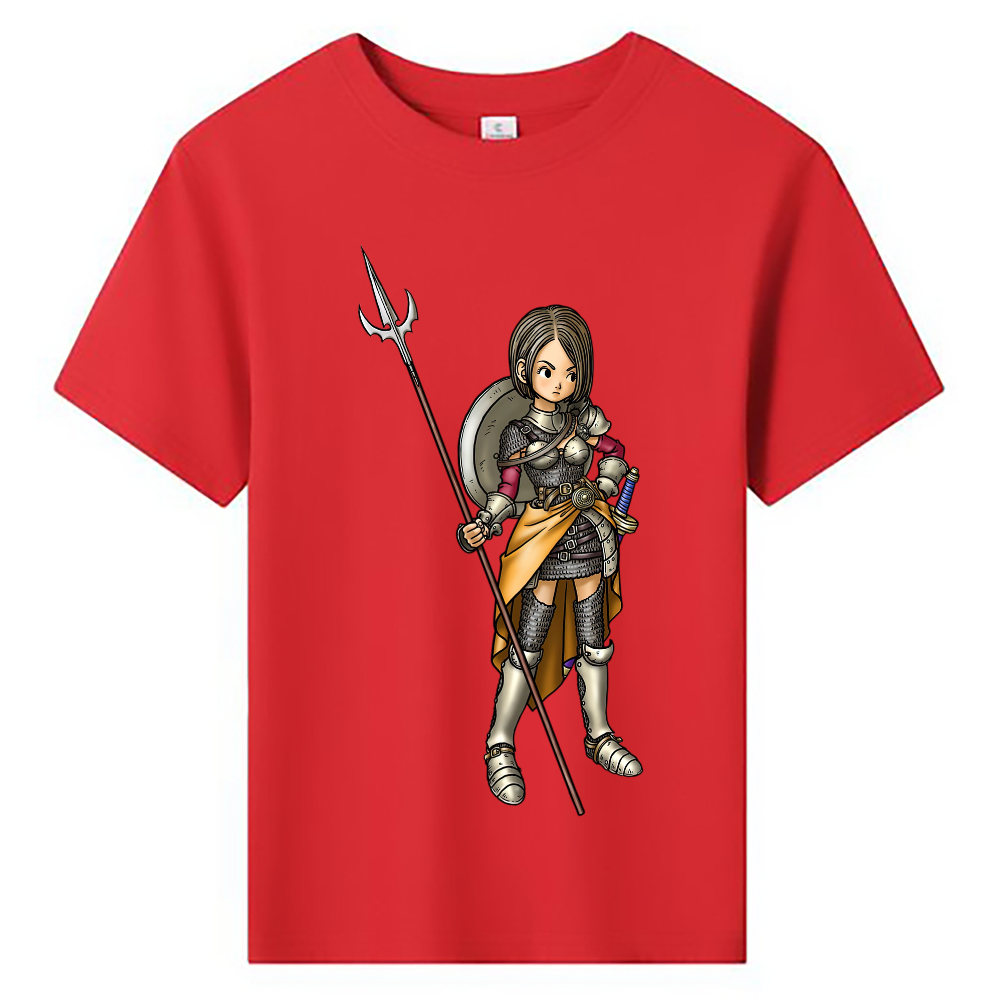 （画像用） ドラゴンクエスト Doragon Kuesuto Dragon Quest 綿100％キッズTシャツ（フロントプリント）
