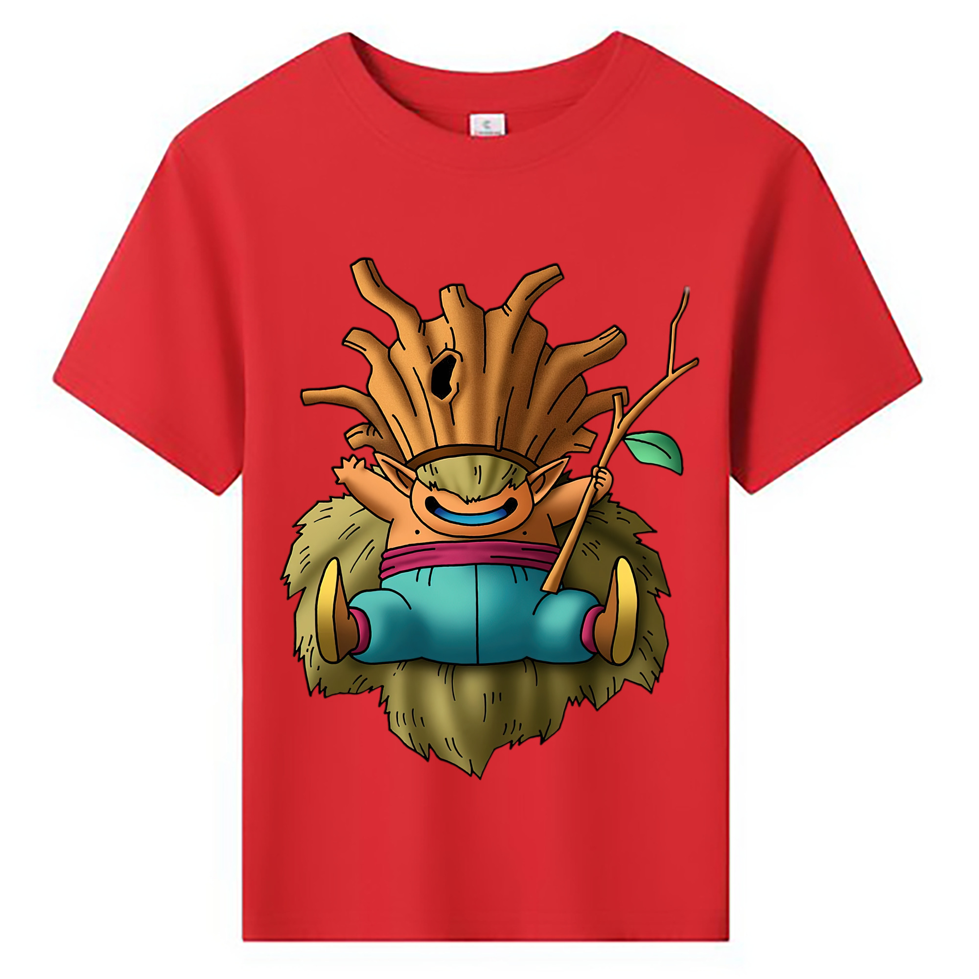 （画像用） ドラゴンクエスト Doragon Kuesuto Dragon Quest 綿100％キッズTシャツ（フロントプリント）