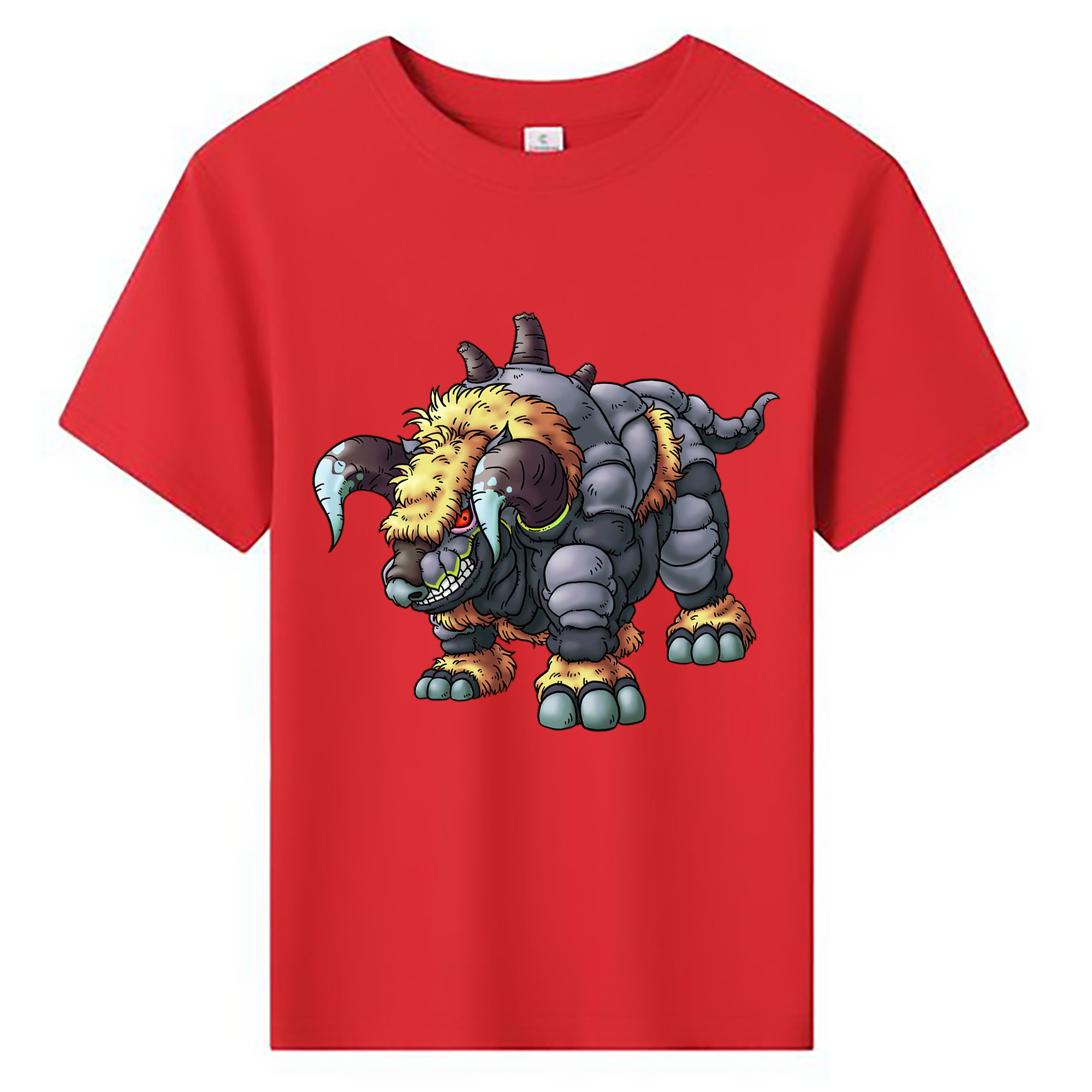 （画像用） ドラゴンクエスト Doragon Kuesuto Dragon Quest 綿100％キッズTシャツ（フロントプリント）