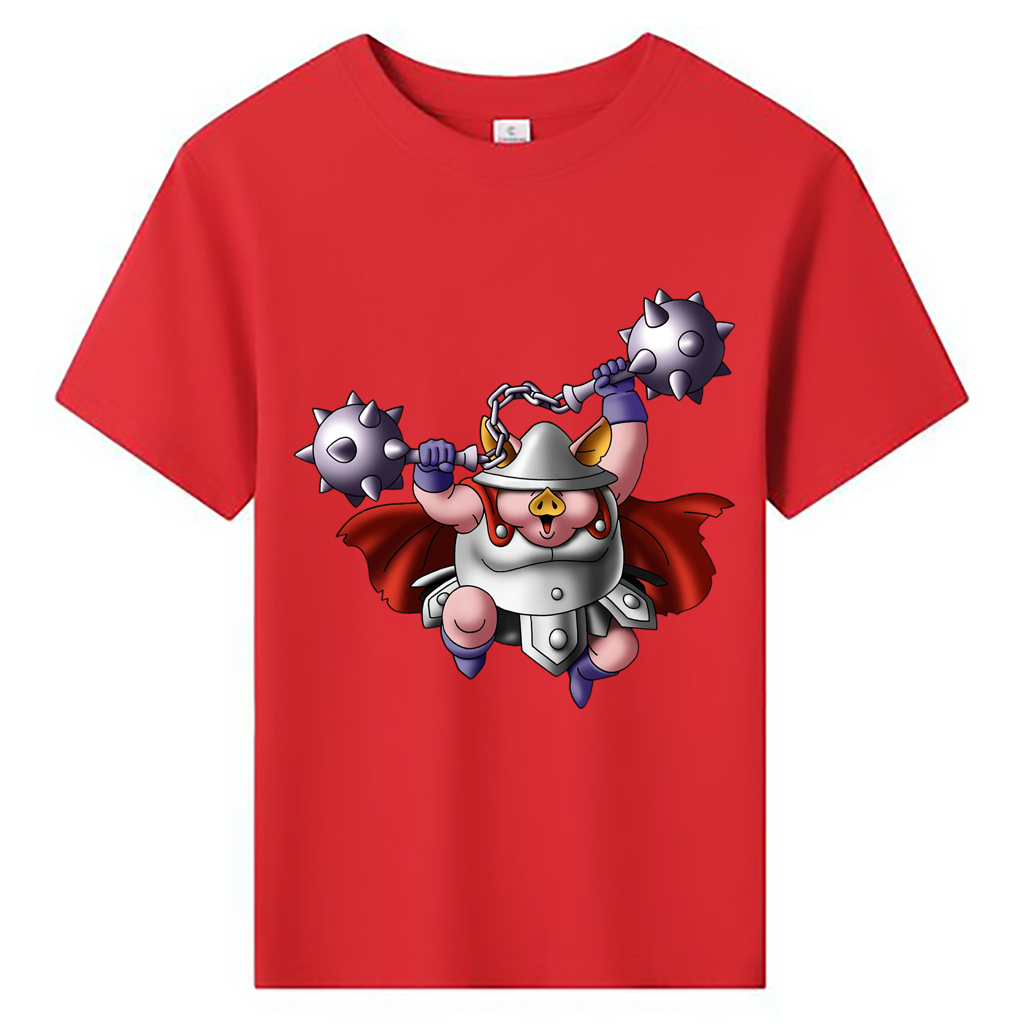 （画像用） ドラゴンクエスト Doragon Kuesuto Dragon Quest 綿100％キッズTシャツ（フロントプリント）