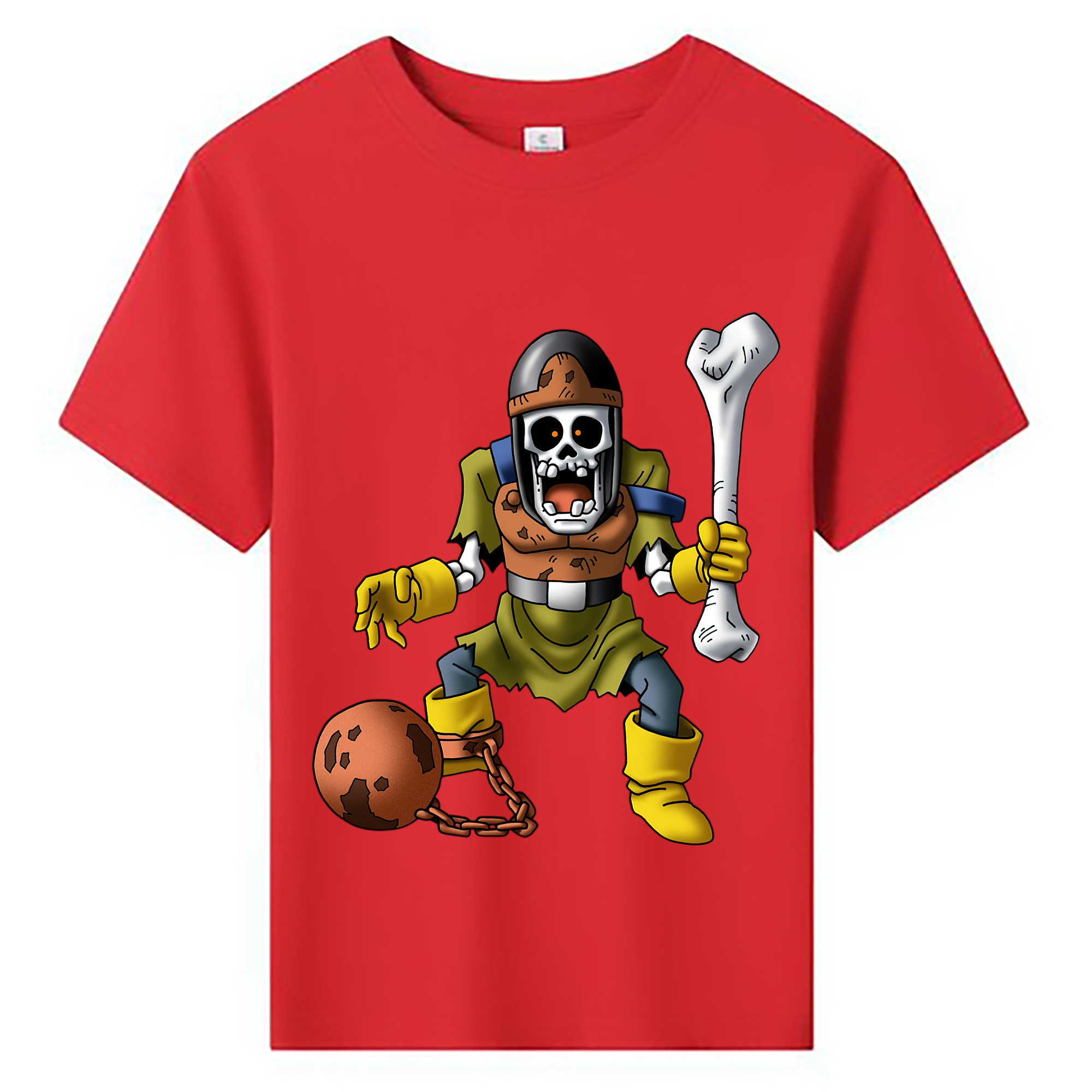 （画像用） ドラゴンクエスト Doragon Kuesuto Dragon Quest 綿100％キッズTシャツ（フロントプリント）