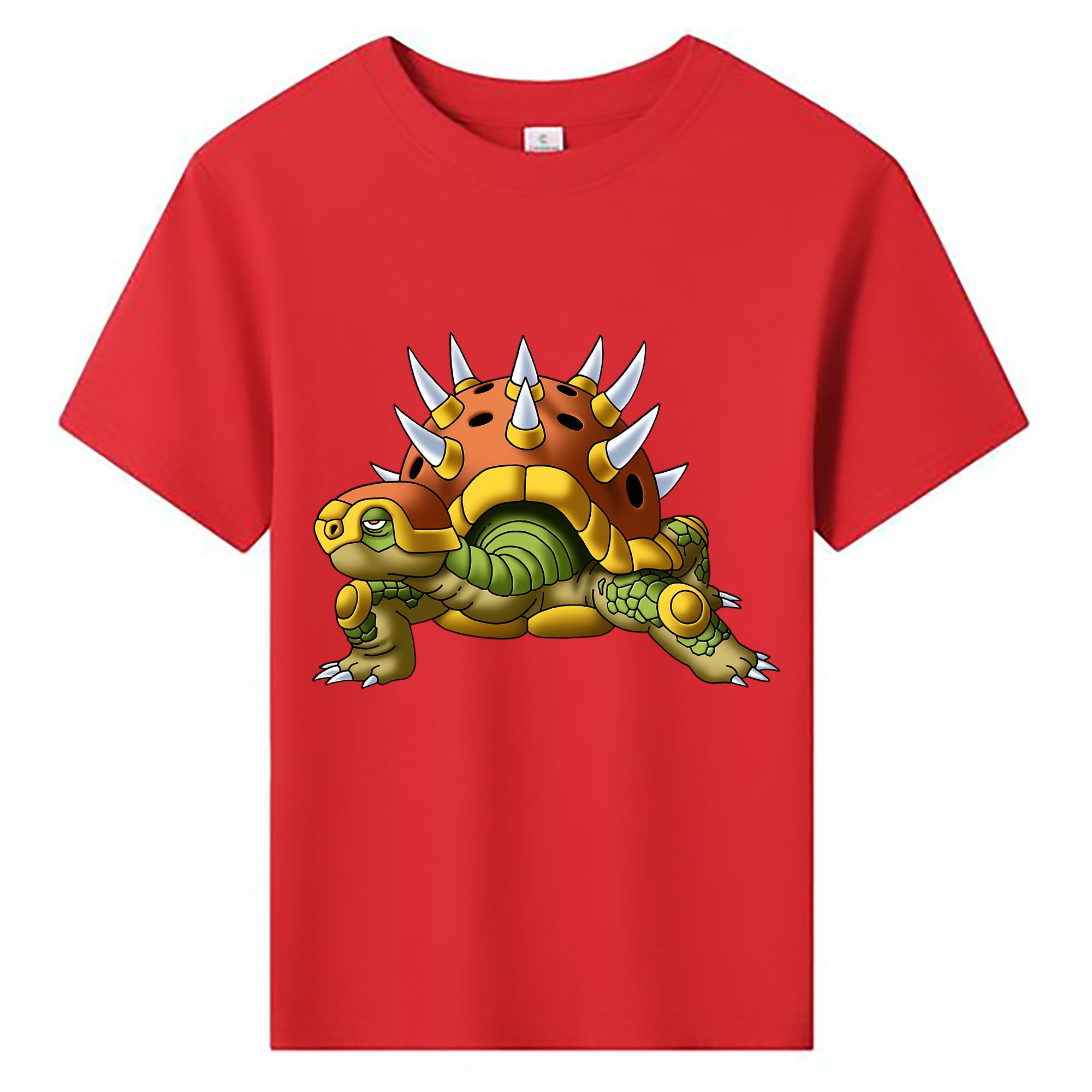 （画像用） ドラゴンクエスト Doragon Kuesuto Dragon Quest 綿100％キッズTシャツ（フロントプリント）