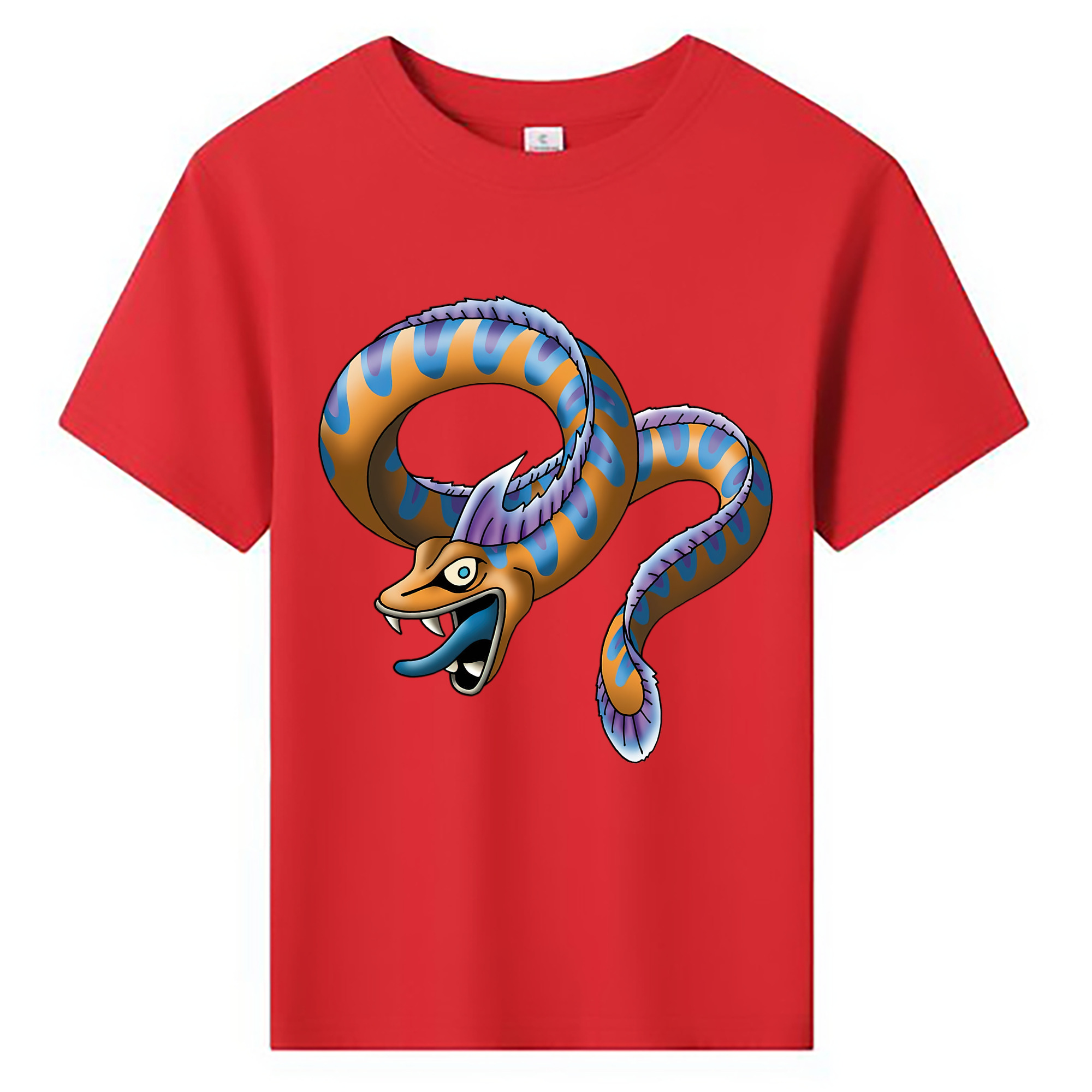 （画像用） ドラゴンクエスト Doragon Kuesuto Dragon Quest 綿100％キッズTシャツ（フロントプリント）