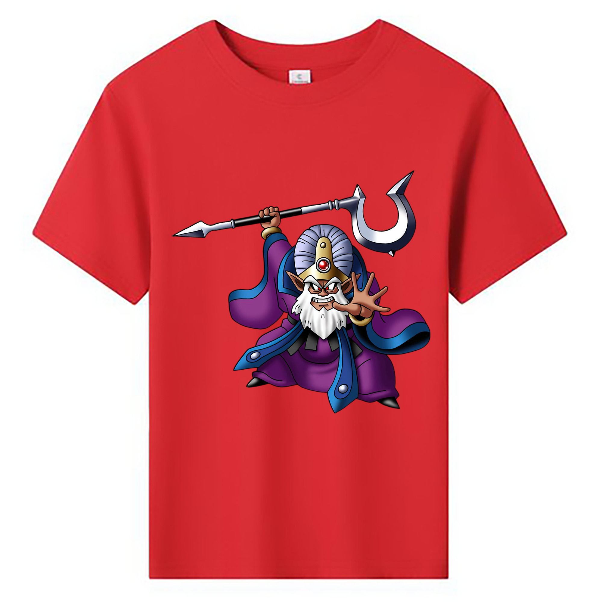 （画像用） ドラゴンクエスト Doragon Kuesuto Dragon Quest 綿100％キッズTシャツ（フロントプリント）