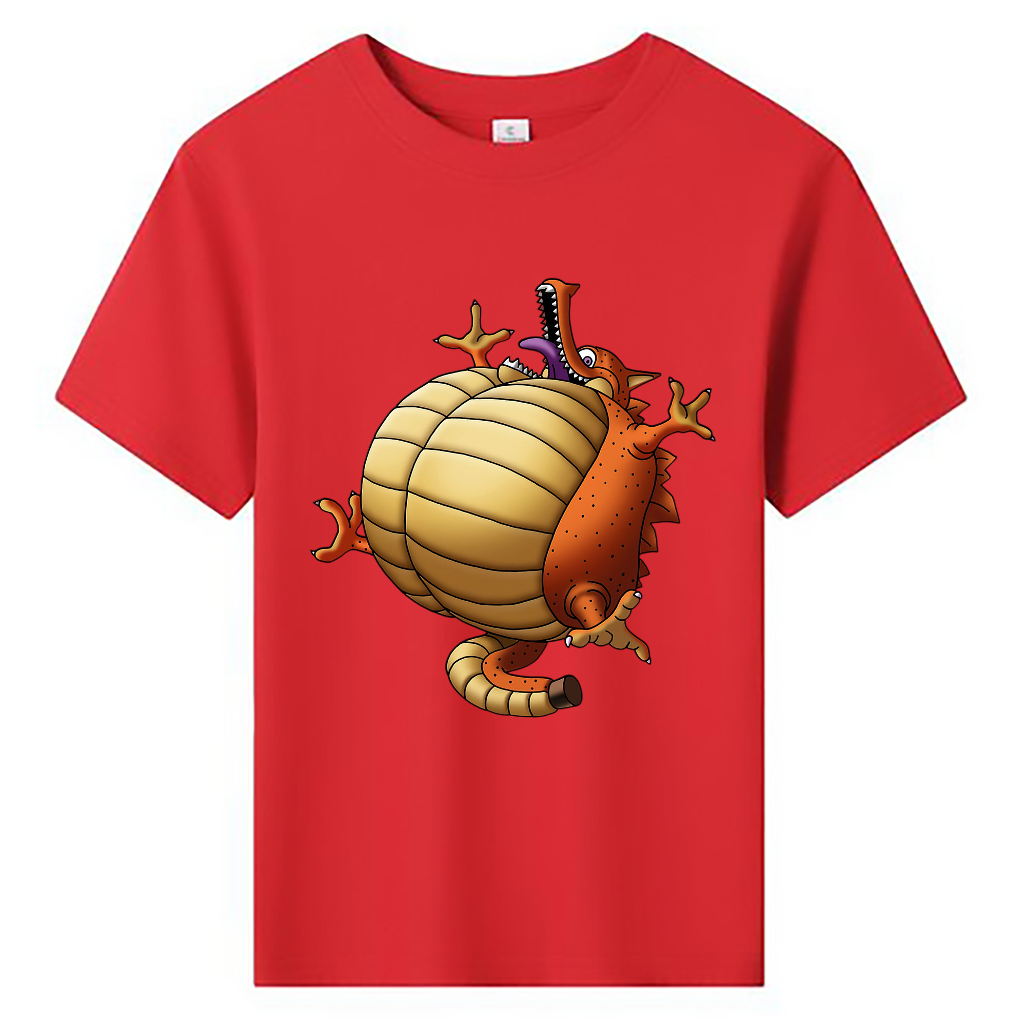 （画像用） ドラゴンクエスト Doragon Kuesuto Dragon Quest 綿100％キッズTシャツ（フロントプリント）