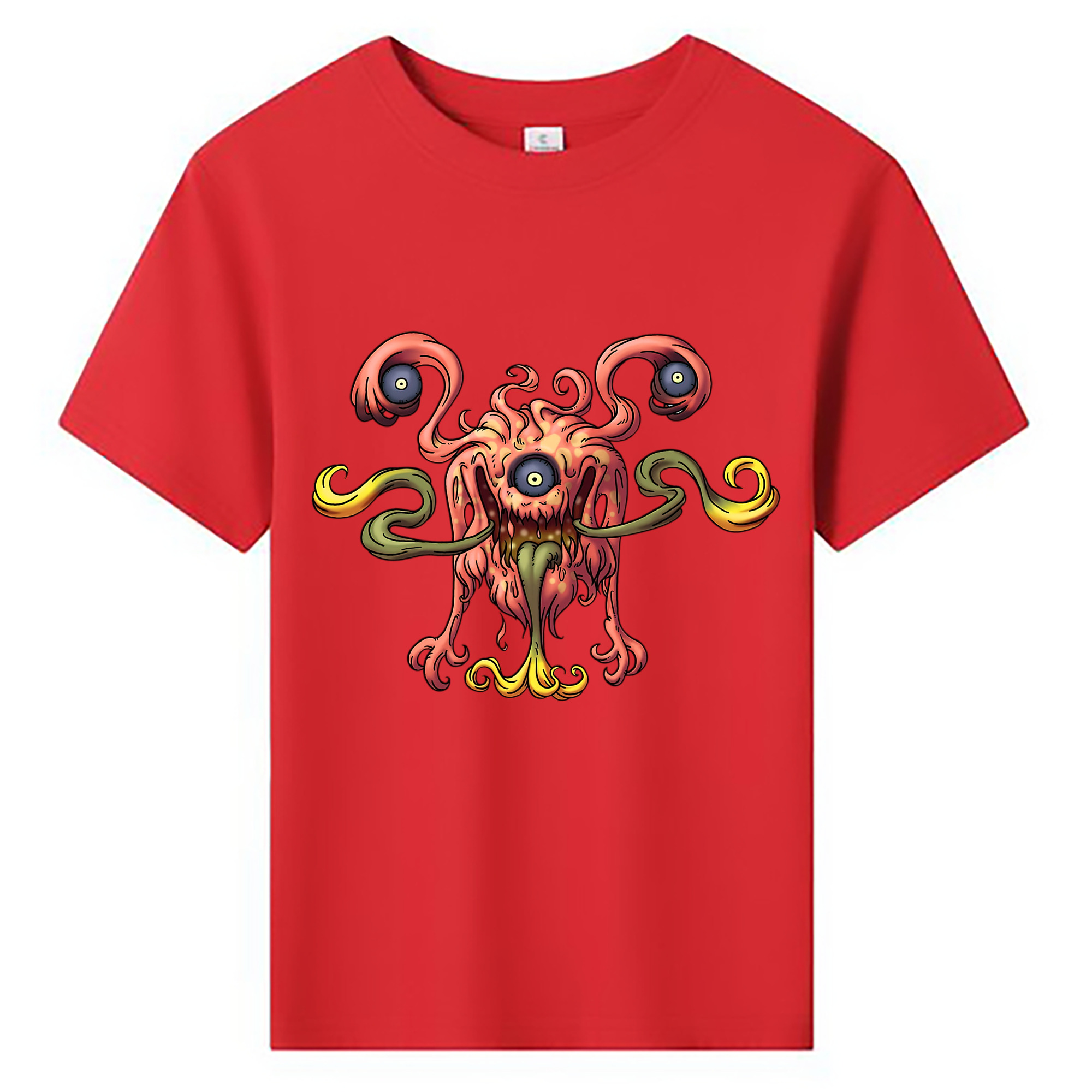 （画像用） ドラゴンクエスト Doragon Kuesuto Dragon Quest 綿100％キッズTシャツ（フロントプリント）