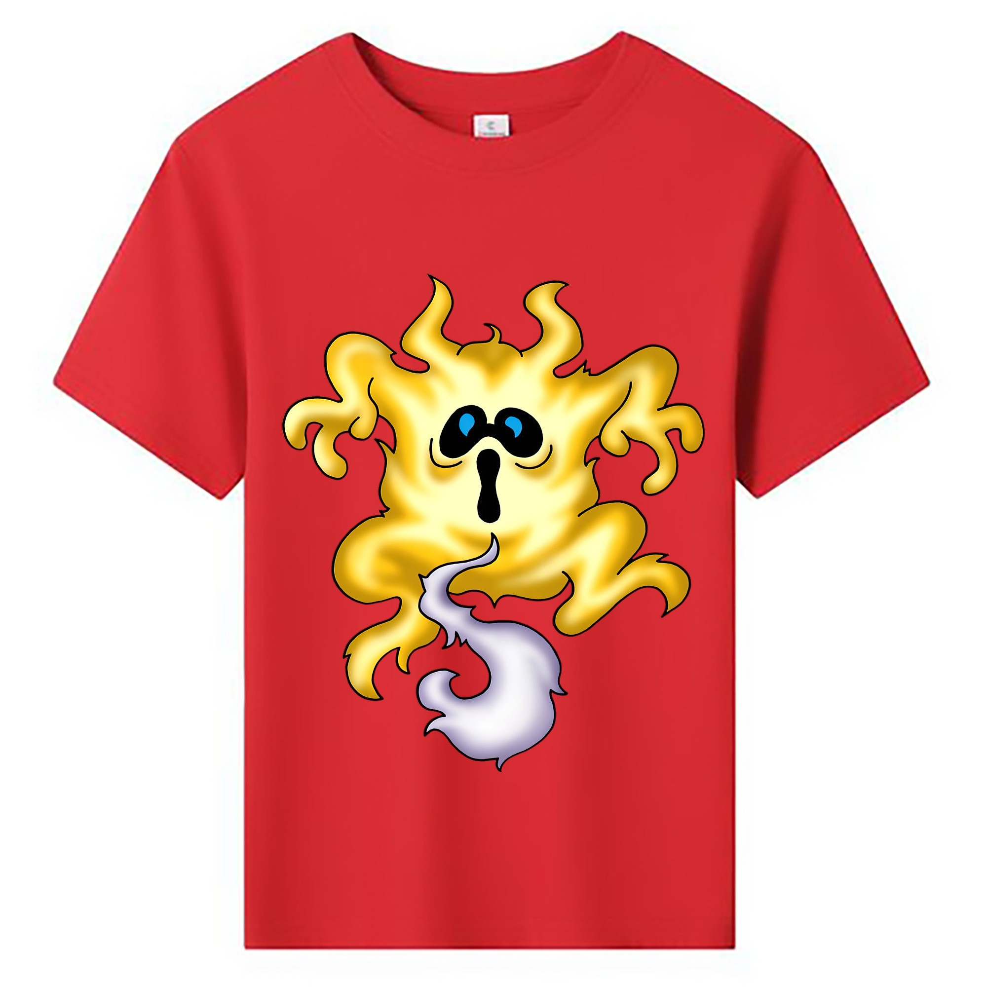 （画像用） ドラゴンクエスト Doragon Kuesuto Dragon Quest 綿100％キッズTシャツ（フロントプリント）