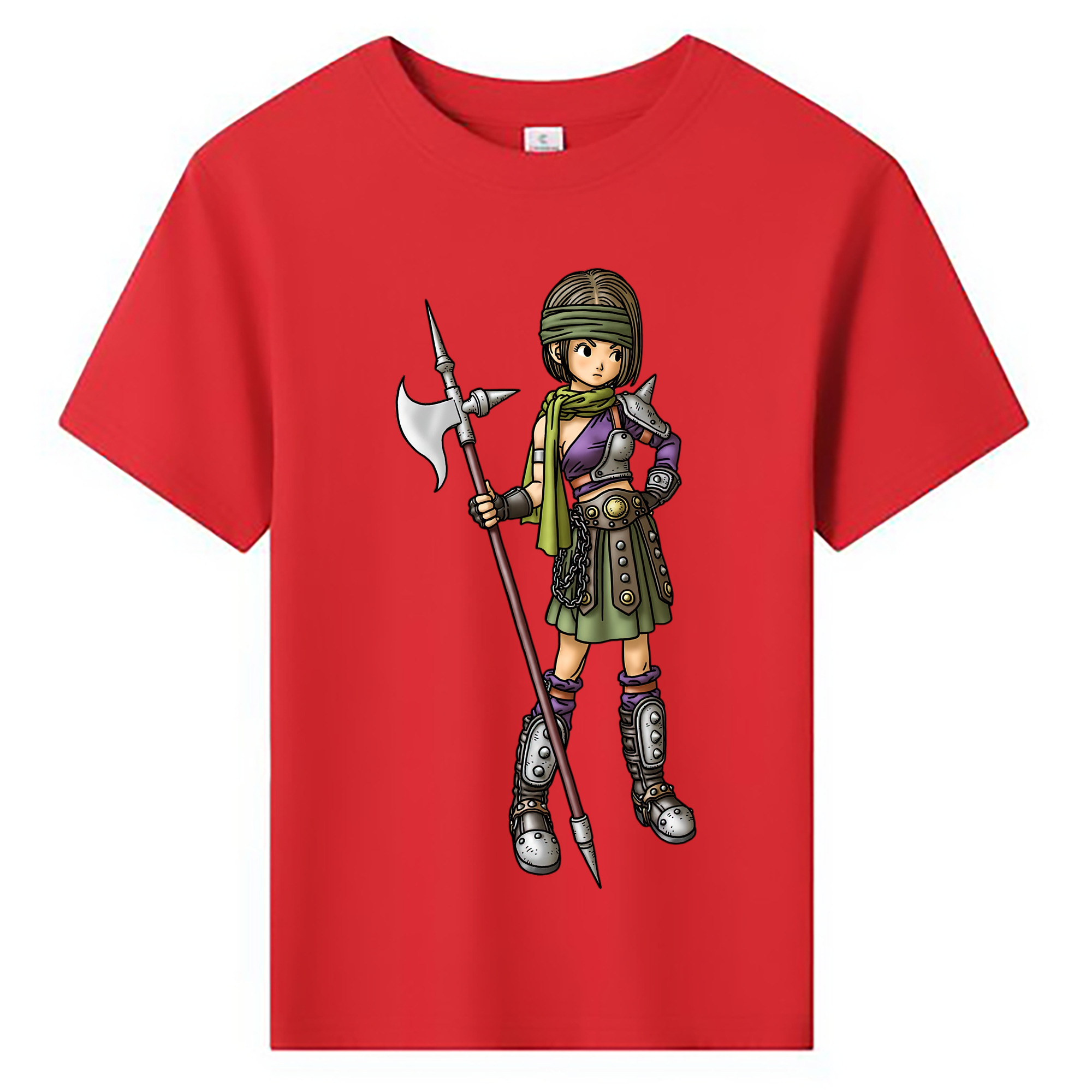 （画像用） ドラゴンクエスト Doragon Kuesuto Dragon Quest 綿100％キッズTシャツ（フロントプリント）