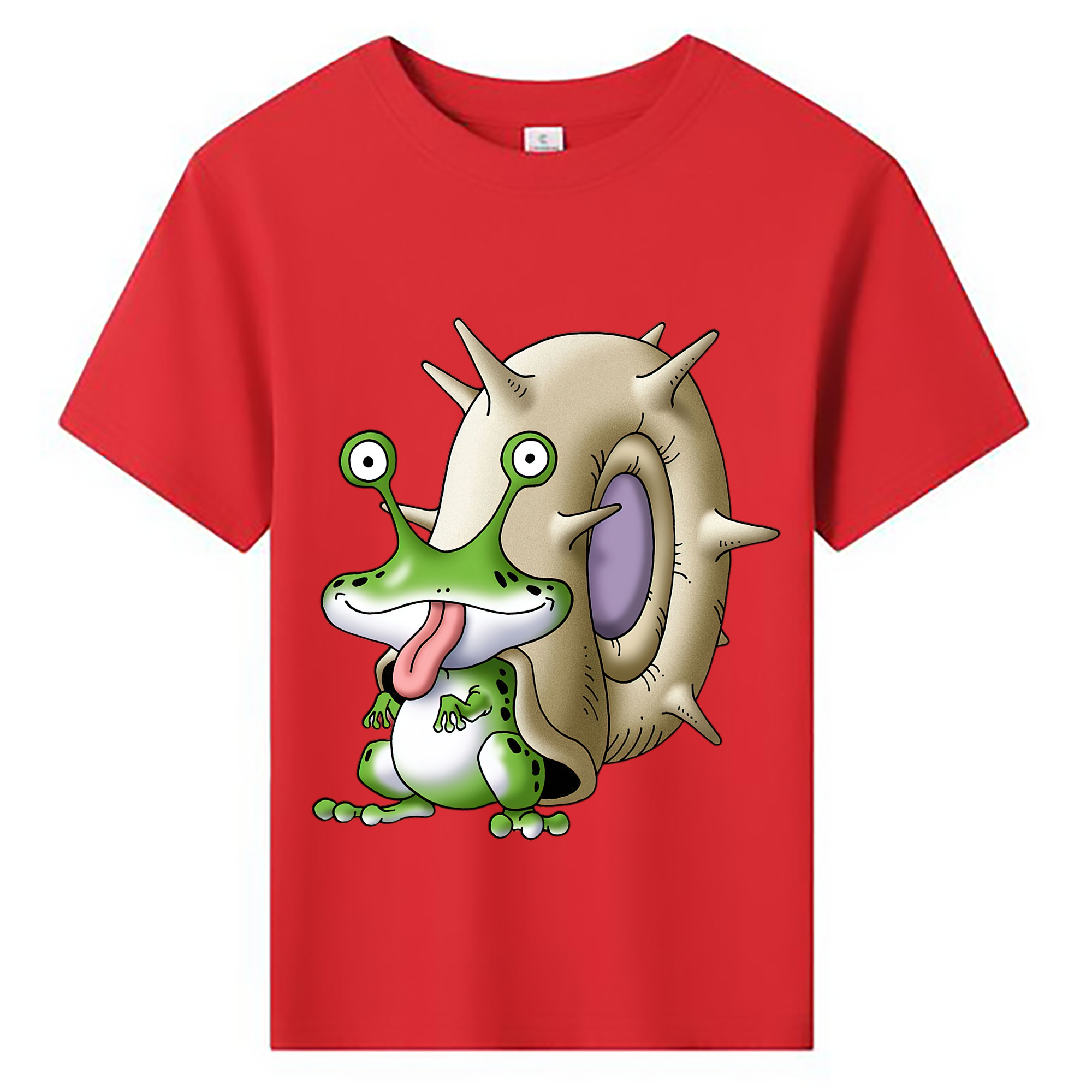 （画像用） ドラゴンクエスト Doragon Kuesuto Dragon Quest 綿100％キッズTシャツ（フロントプリント）