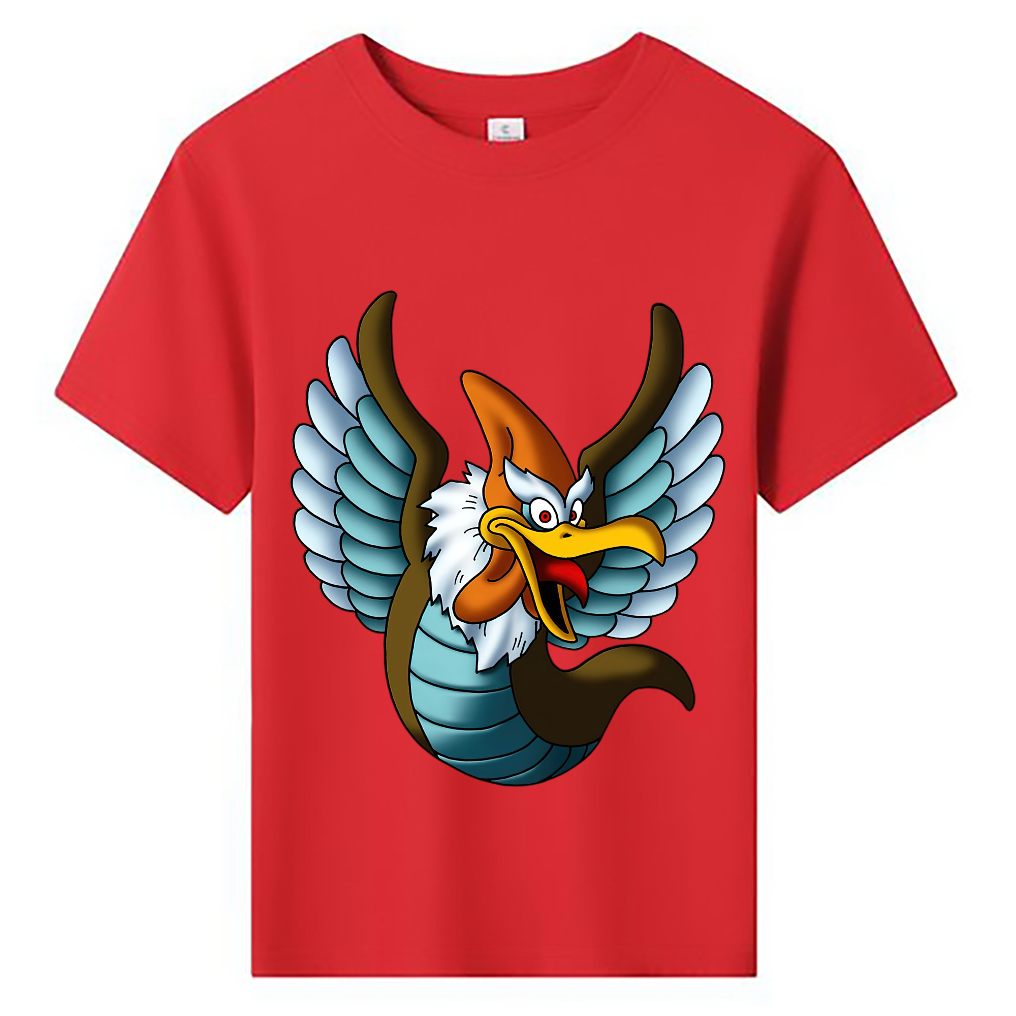 （画像用） ドラゴンクエスト Doragon Kuesuto Dragon Quest 綿100％キッズTシャツ（フロントプリント）