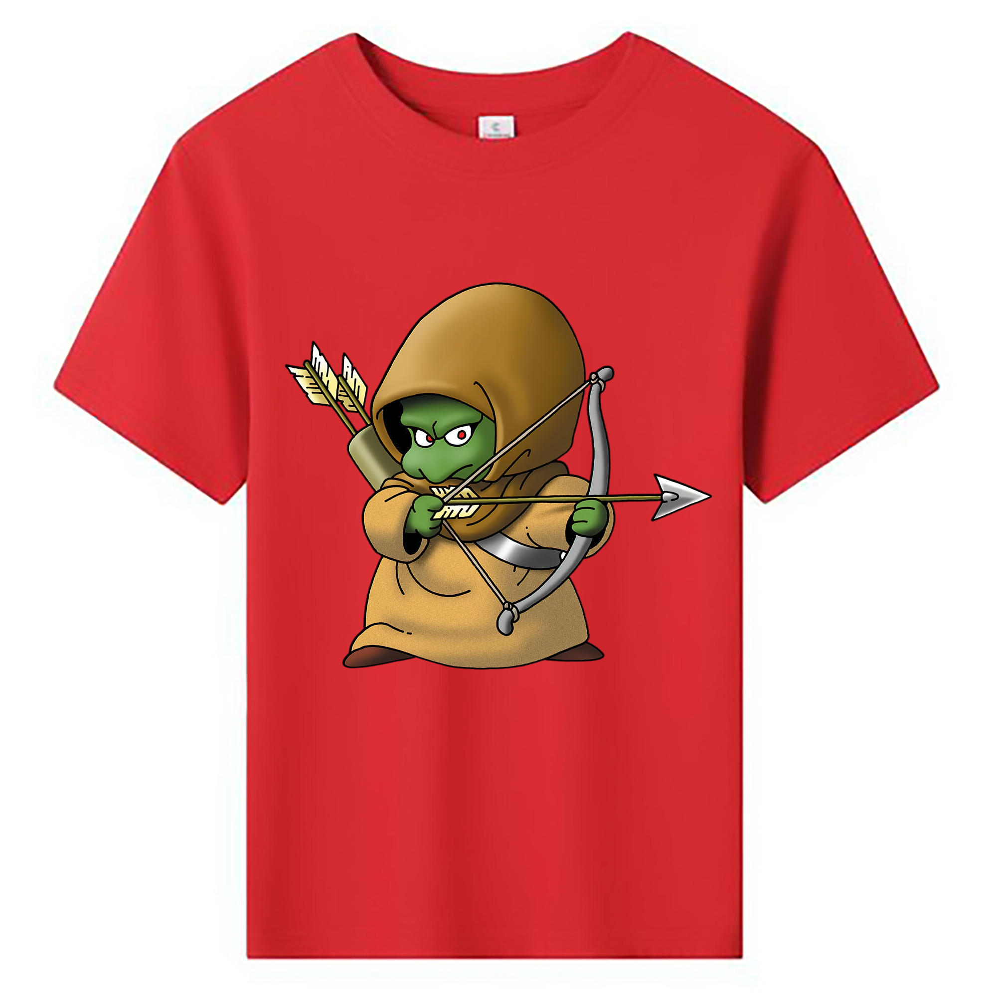 （画像用） ドラゴンクエスト Doragon Kuesuto Dragon Quest 綿100％キッズTシャツ（フロントプリント）