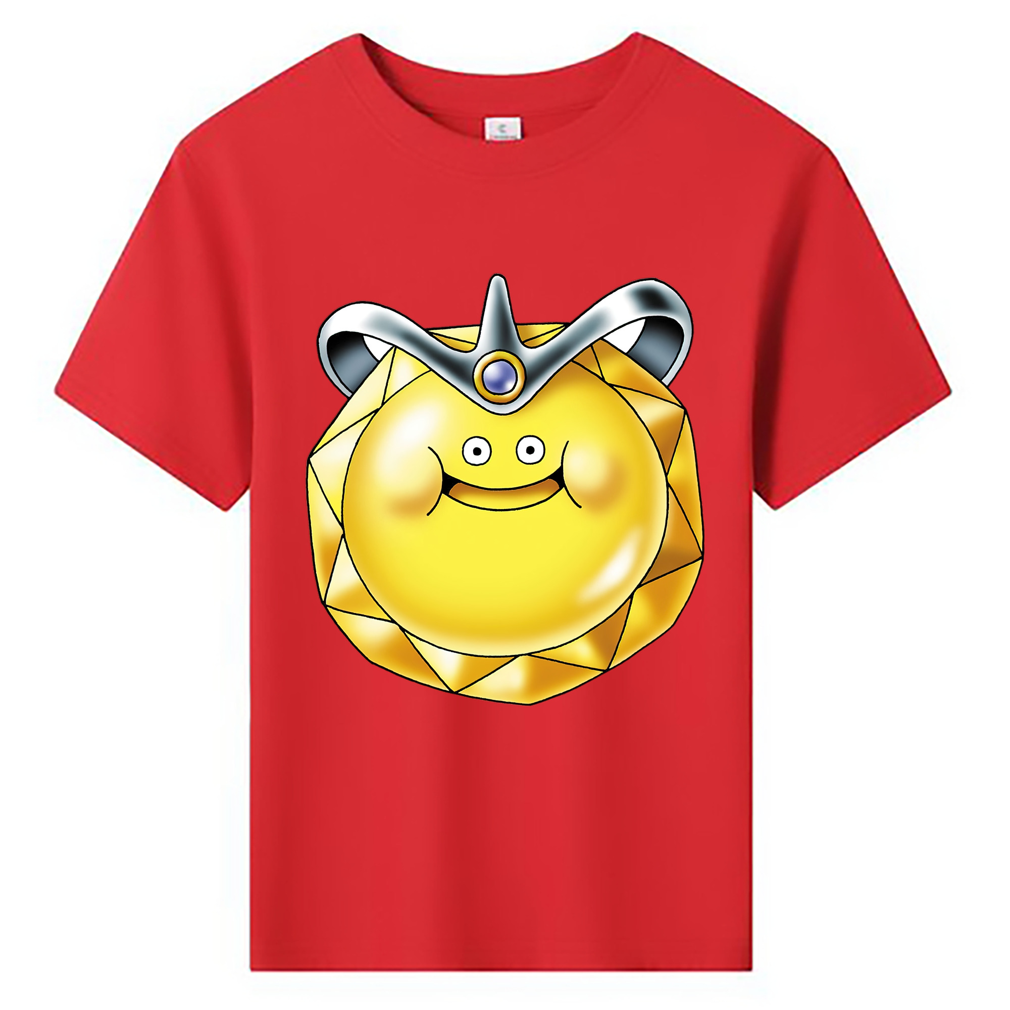 （画像用） ドラゴンクエスト Doragon Kuesuto Dragon Quest 綿100％キッズTシャツ（フロントプリント）