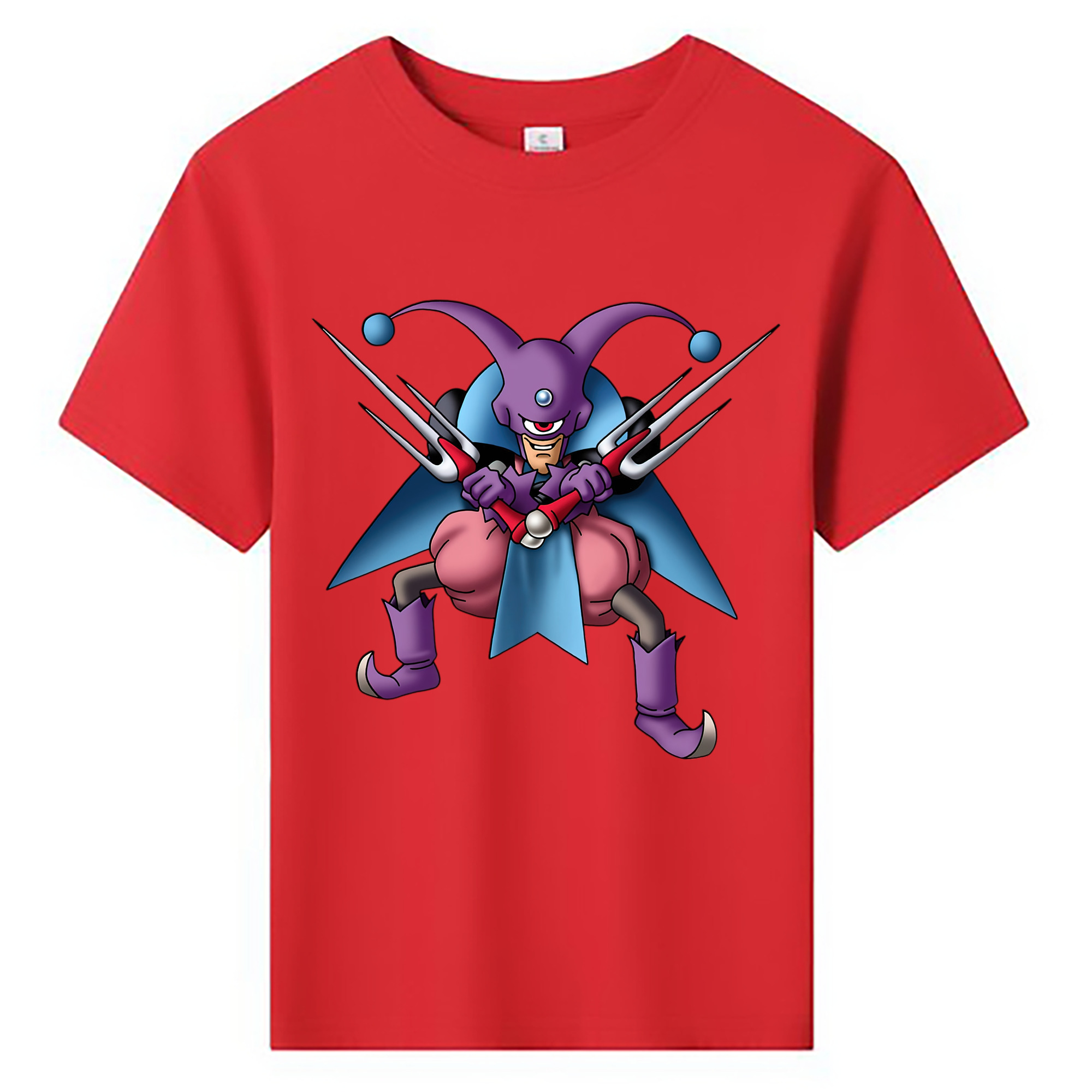 （画像用） ドラゴンクエスト Doragon Kuesuto Dragon Quest 綿100％キッズTシャツ（フロントプリント）