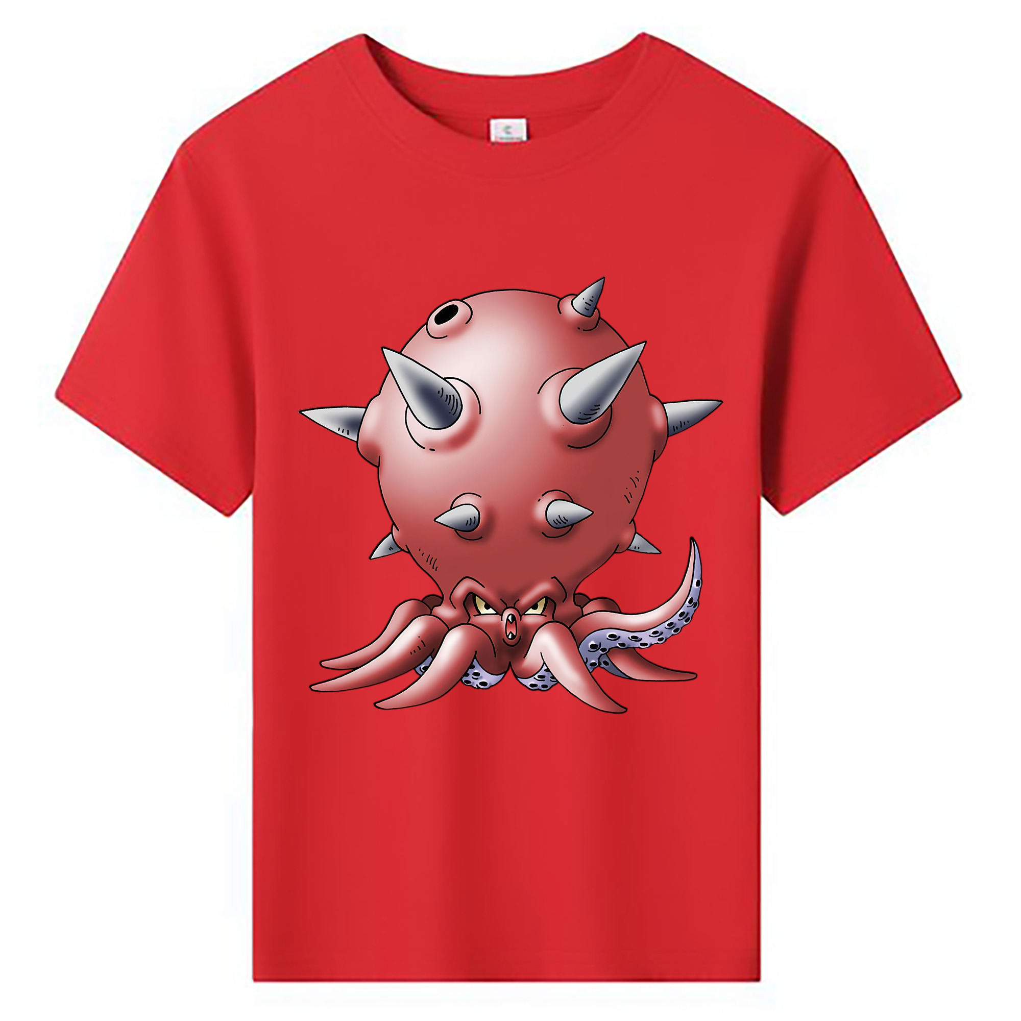（画像用） ドラゴンクエスト Doragon Kuesuto Dragon Quest 綿100％キッズTシャツ（フロントプリント）