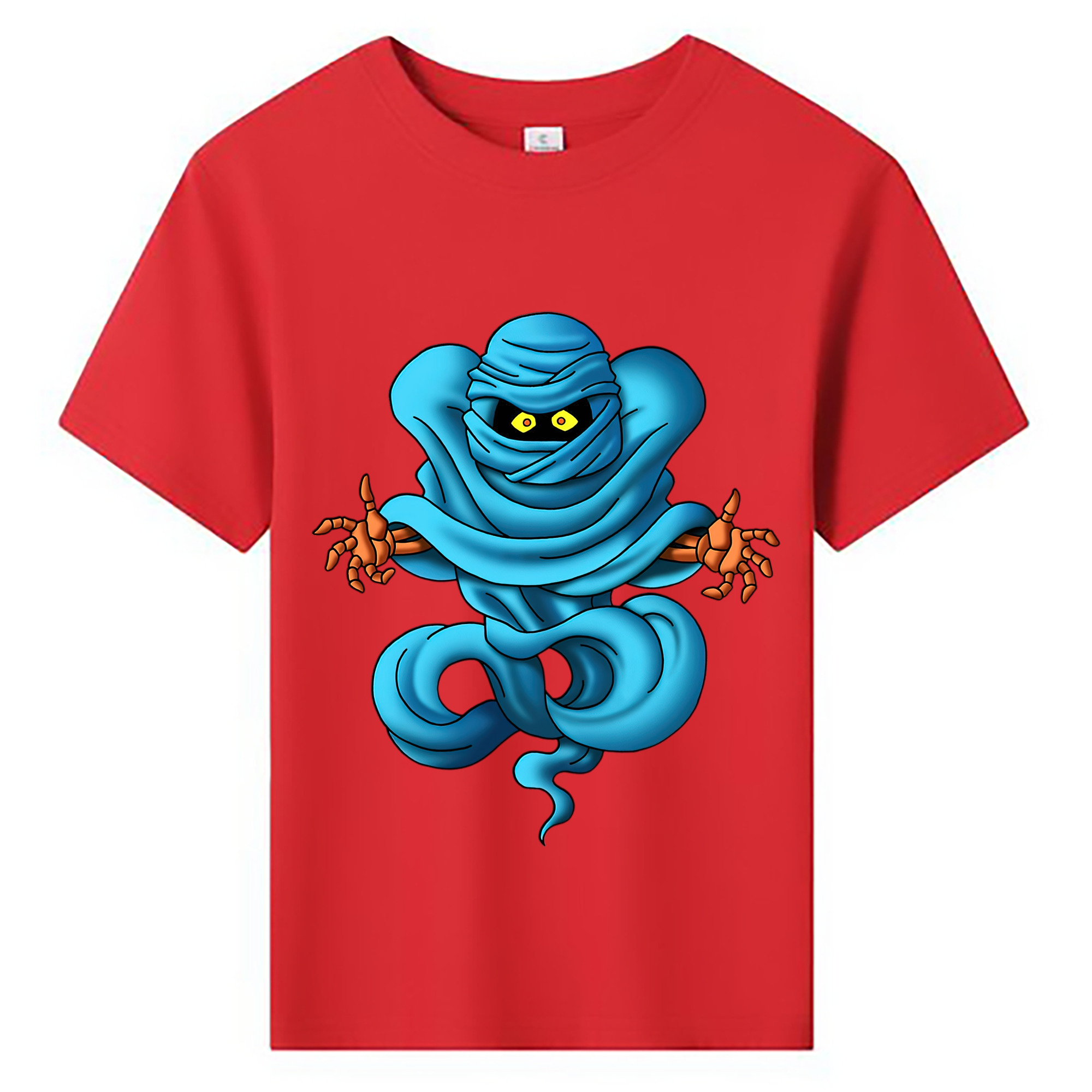 （画像用） ドラゴンクエスト Doragon Kuesuto Dragon Quest 綿100％キッズTシャツ（フロントプリント）
