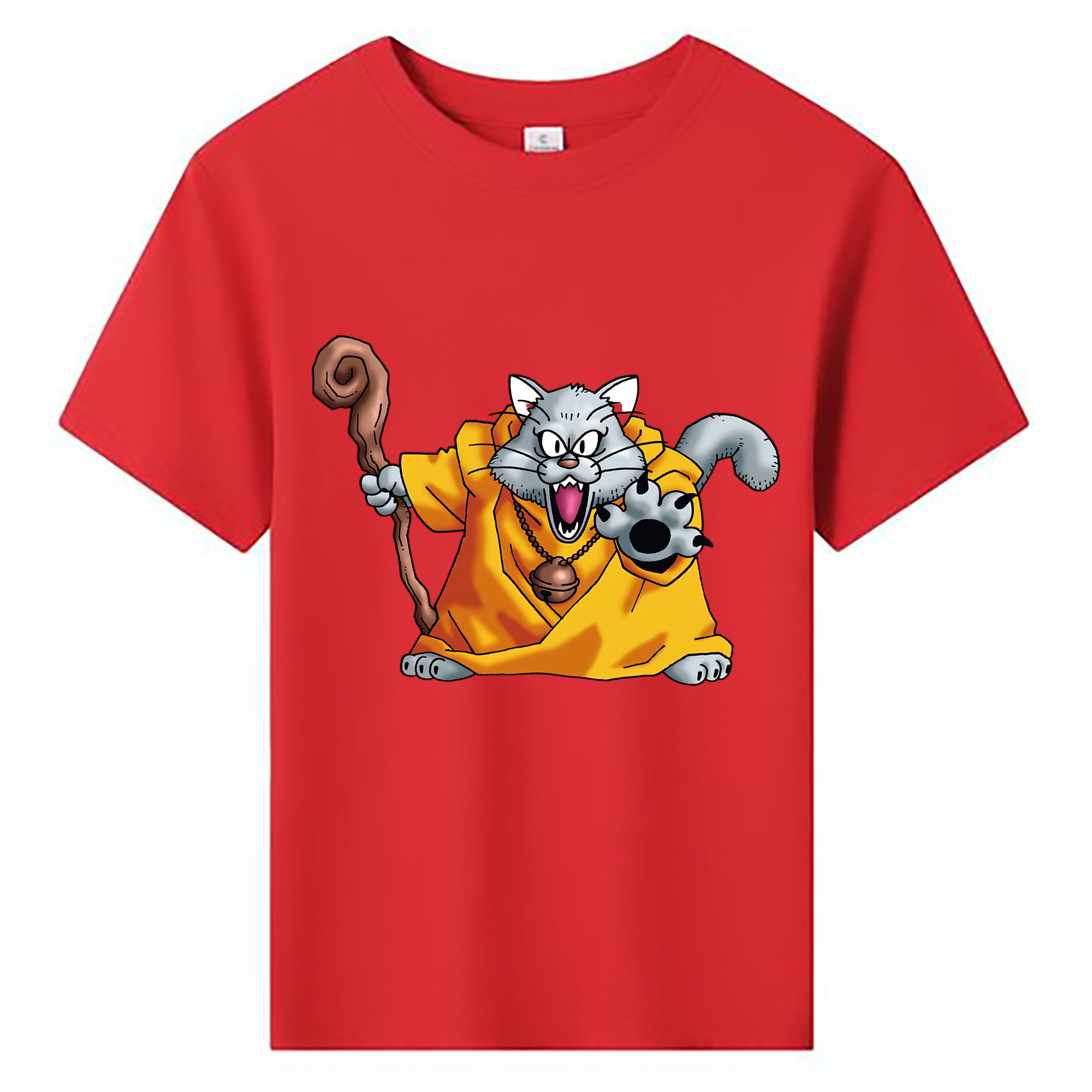 （画像用） ドラゴンクエスト Doragon Kuesuto Dragon Quest 綿100％キッズTシャツ（フロントプリント）