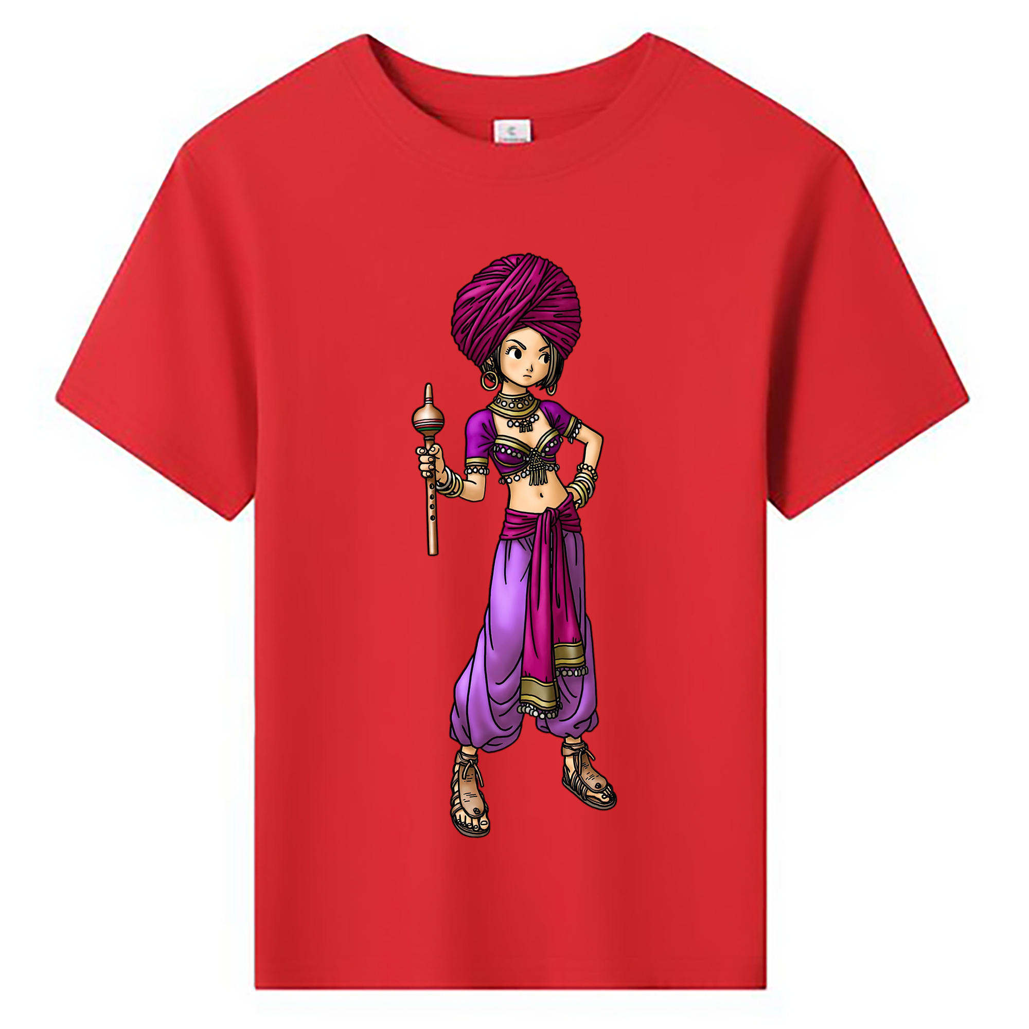 （画像用） ドラゴンクエスト Doragon Kuesuto Dragon Quest 綿100％キッズTシャツ（フロントプリント）