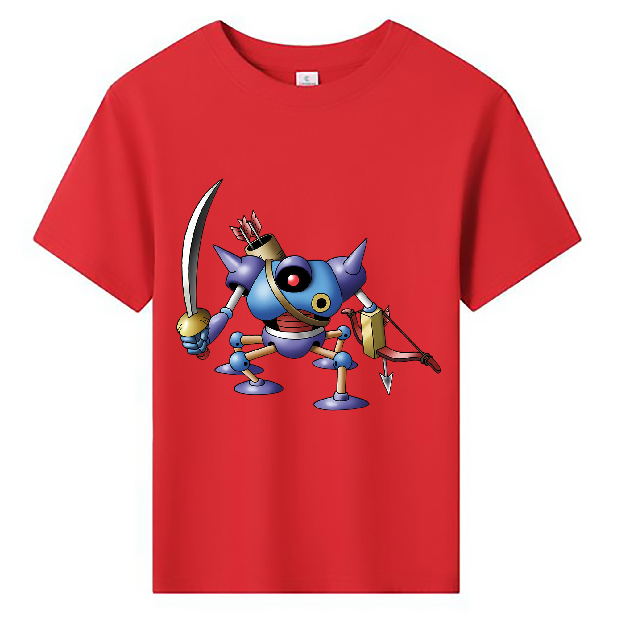 （画像用） ドラゴンクエスト Doragon Kuesuto Dragon Quest 綿100％キッズTシャツ（フロントプリント）