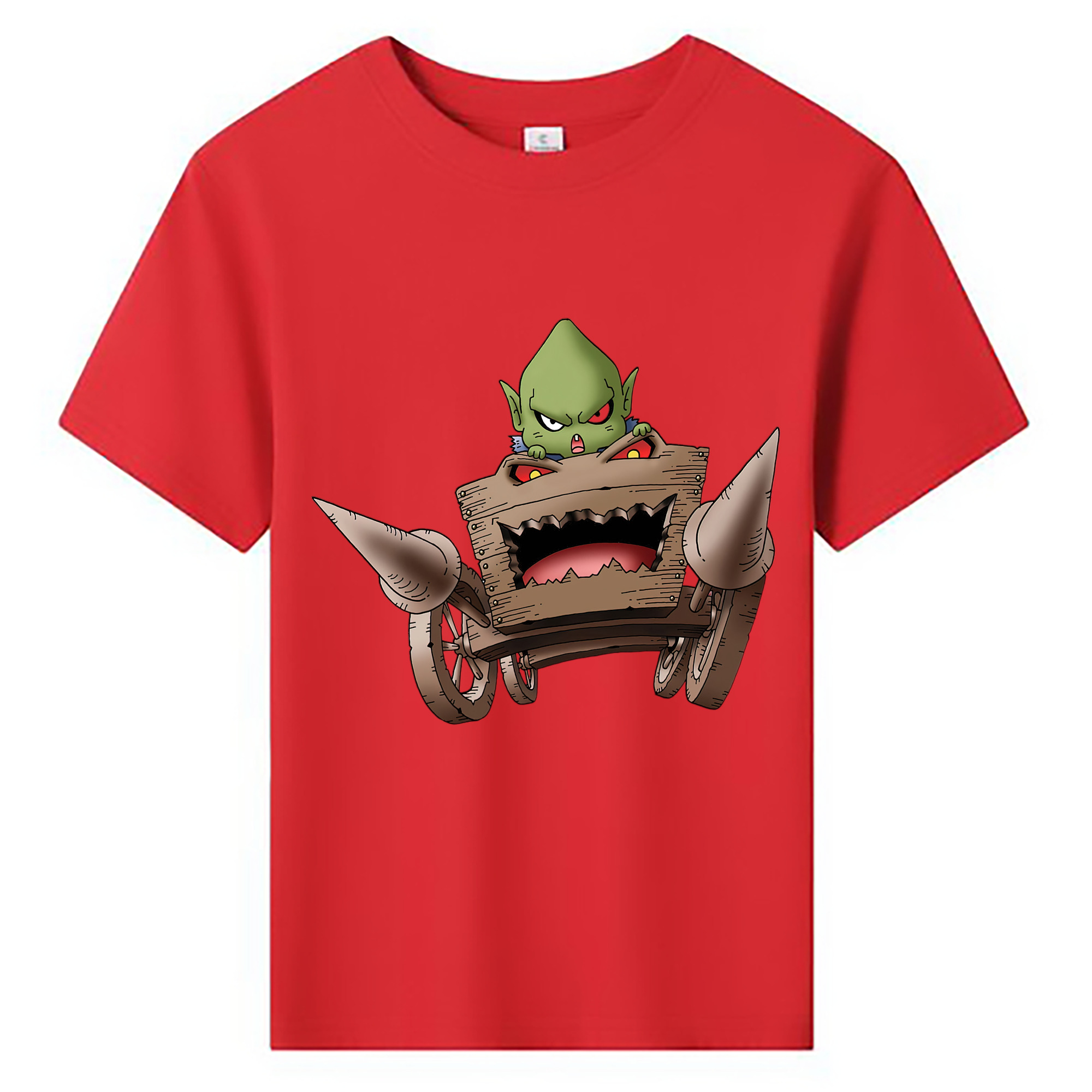 （画像用） ドラゴンクエスト Doragon Kuesuto Dragon Quest 綿100％キッズTシャツ（フロントプリント）