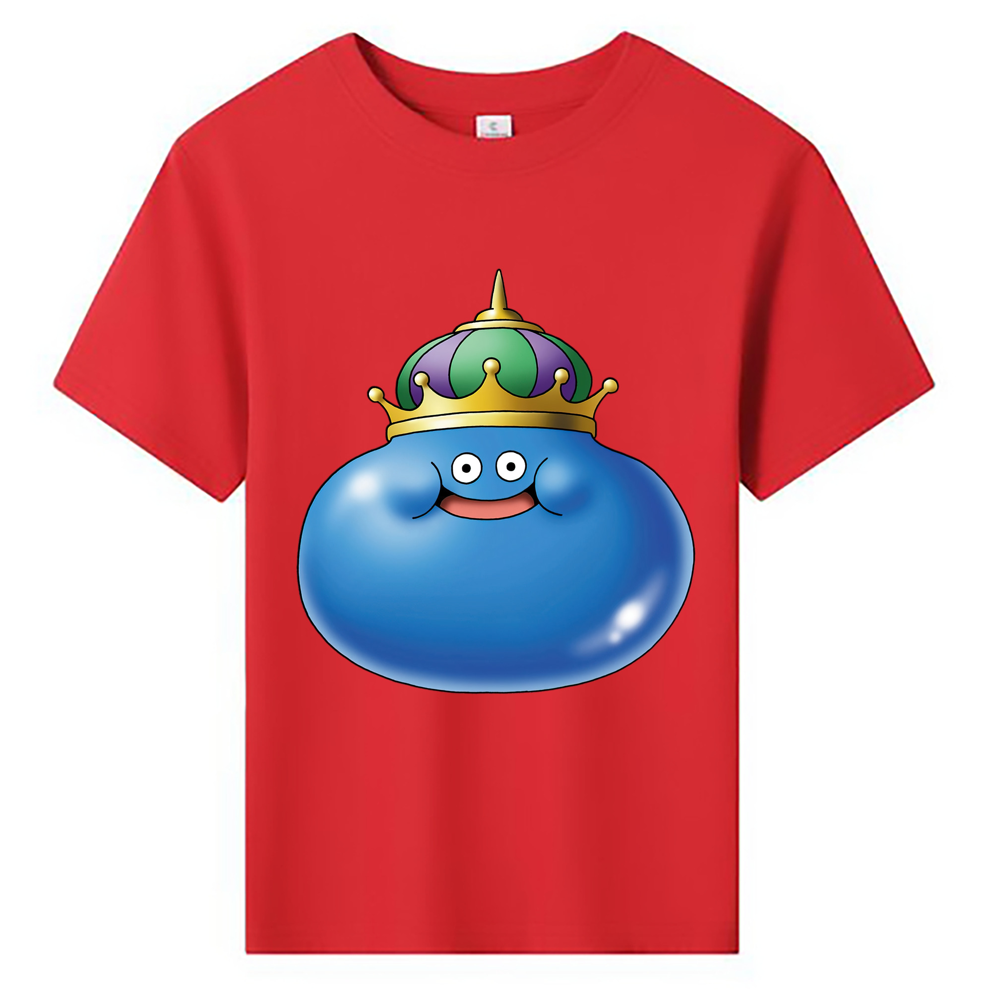 （画像用） ドラゴンクエスト Doragon Kuesuto Dragon Quest 綿100％キッズTシャツ（フロントプリント）