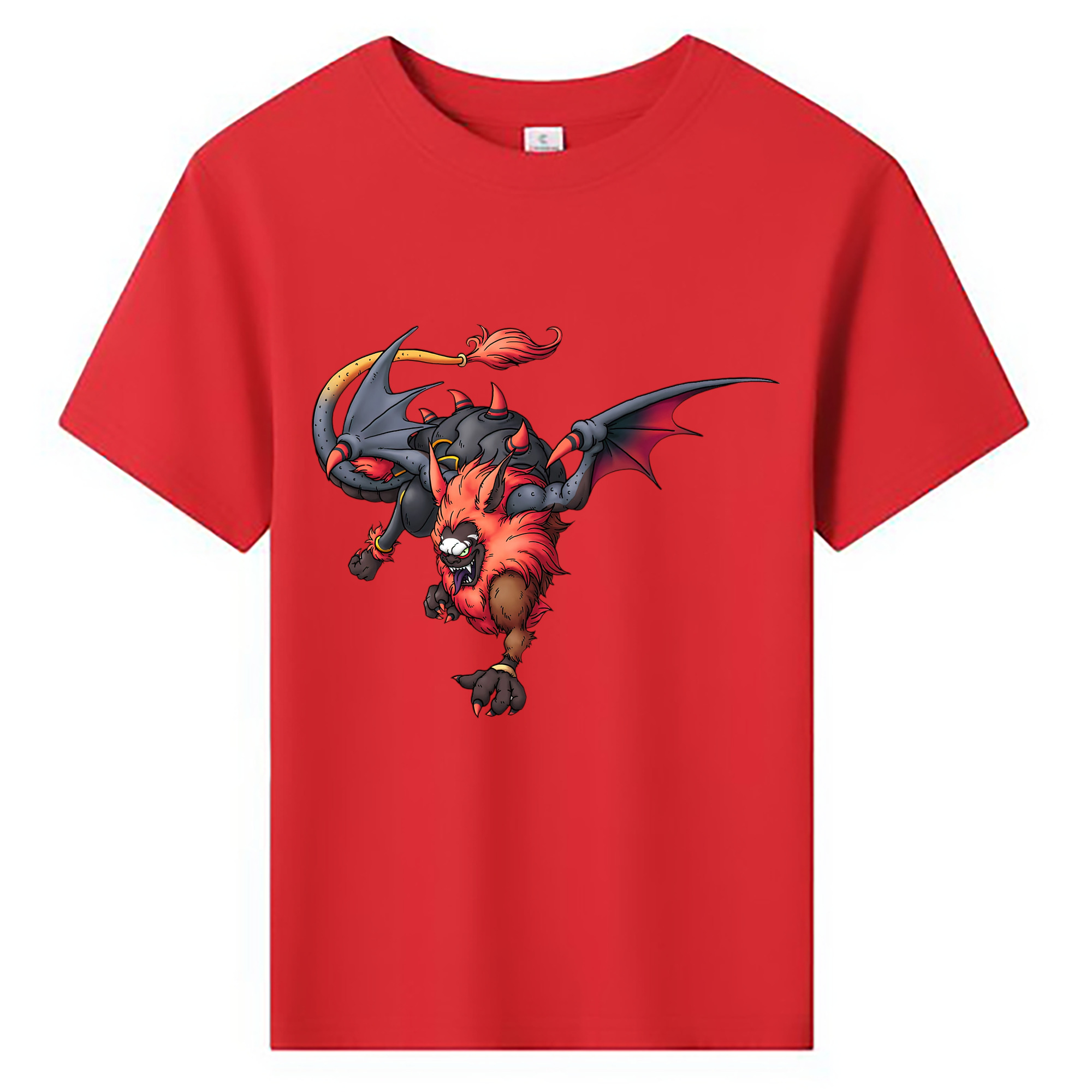 （画像用） ドラゴンクエスト Doragon Kuesuto Dragon Quest 綿100％キッズTシャツ（フロントプリント）