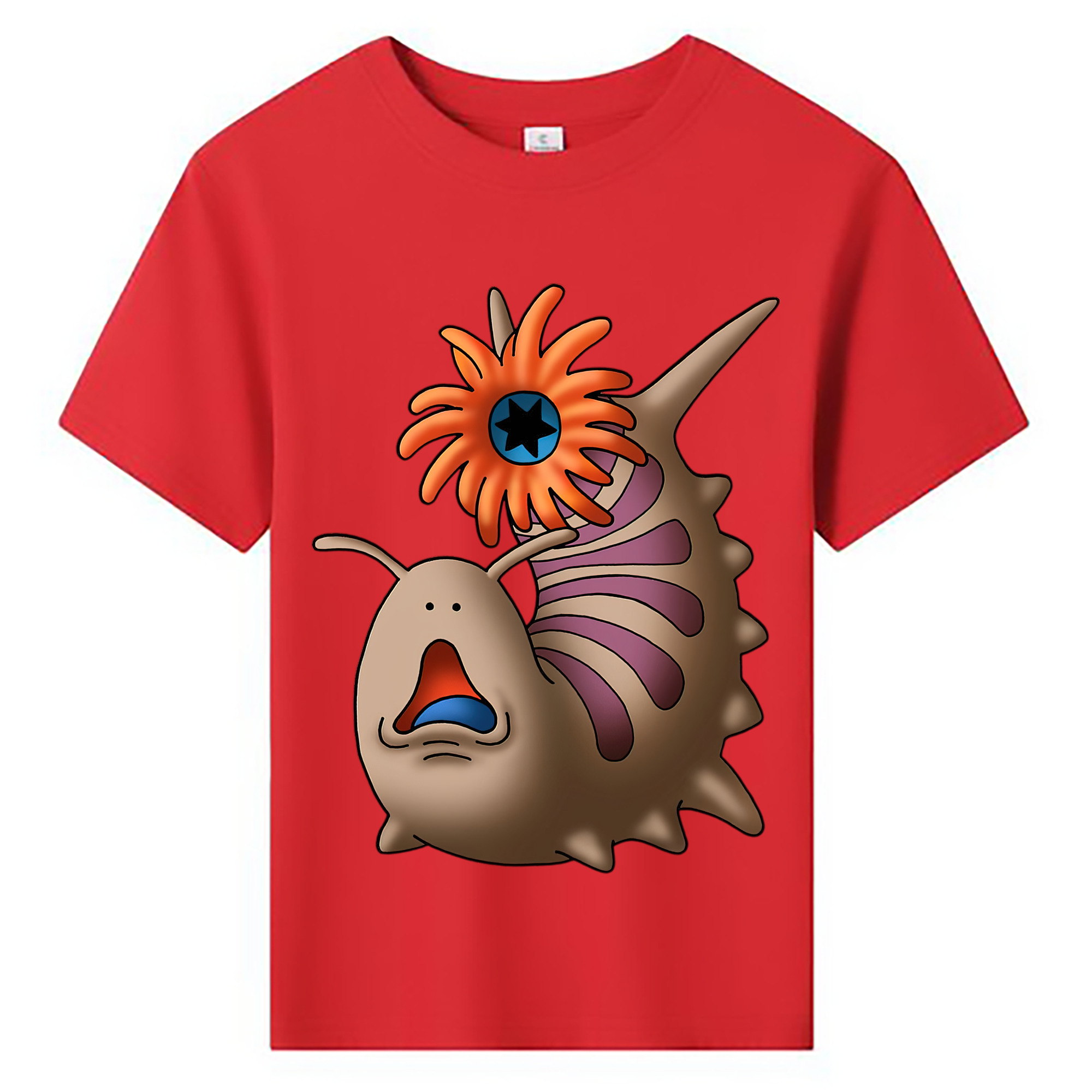 （画像用） ドラゴンクエスト Doragon Kuesuto Dragon Quest 綿100％キッズTシャツ（フロントプリント）