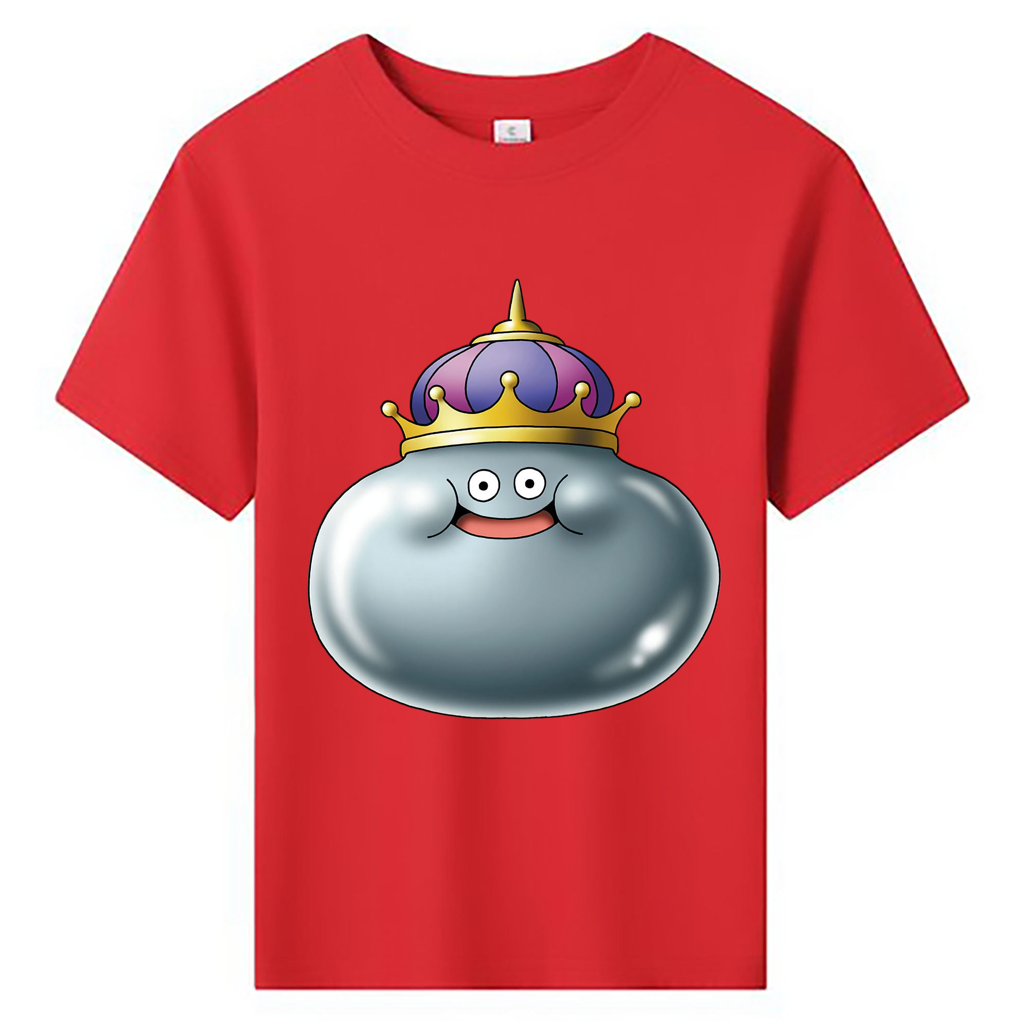 （画像用） ドラゴンクエスト Doragon Kuesuto Dragon Quest 綿100％キッズTシャツ（フロントプリント）
