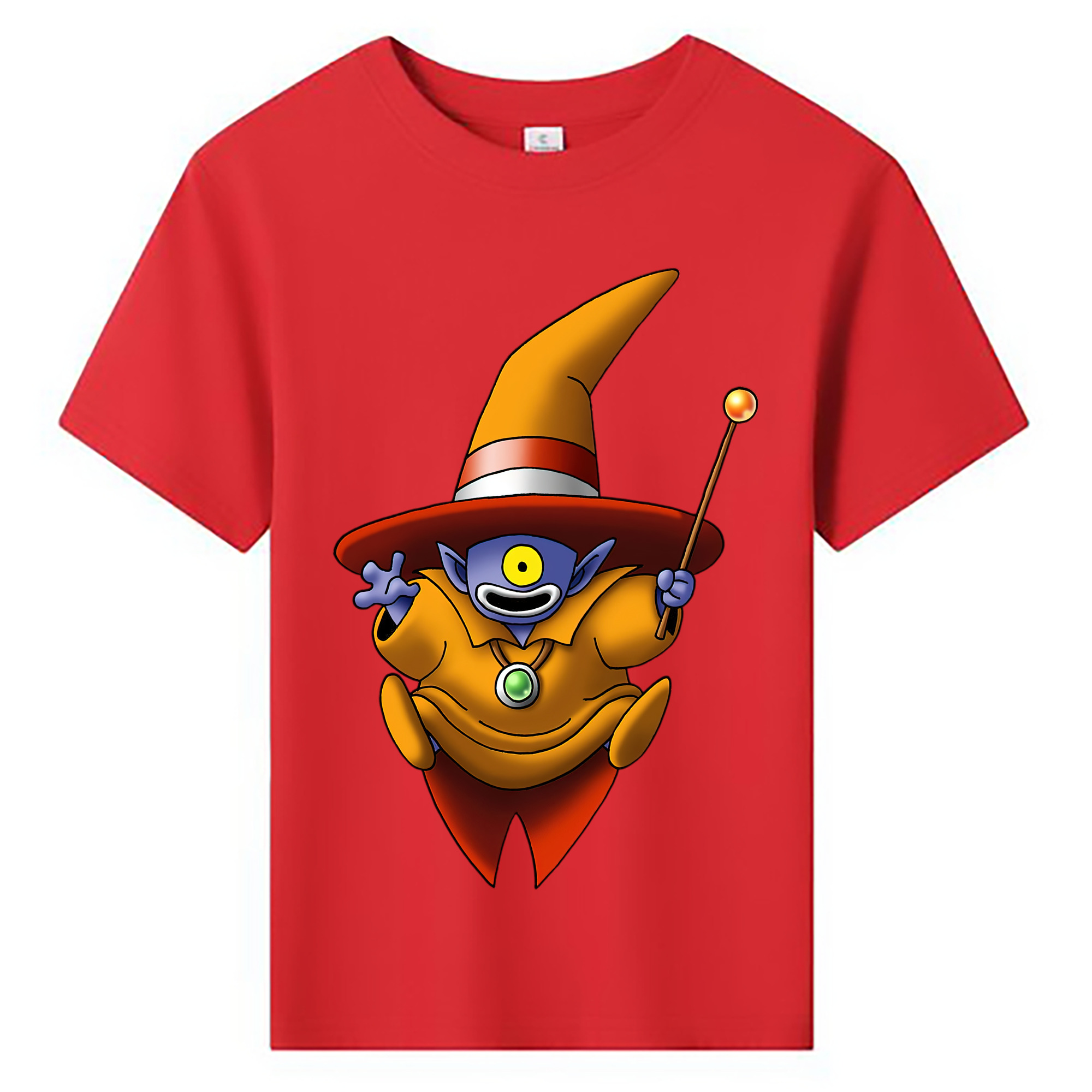 （画像用） ドラゴンクエスト Doragon Kuesuto Dragon Quest 綿100％キッズTシャツ（フロントプリント）
