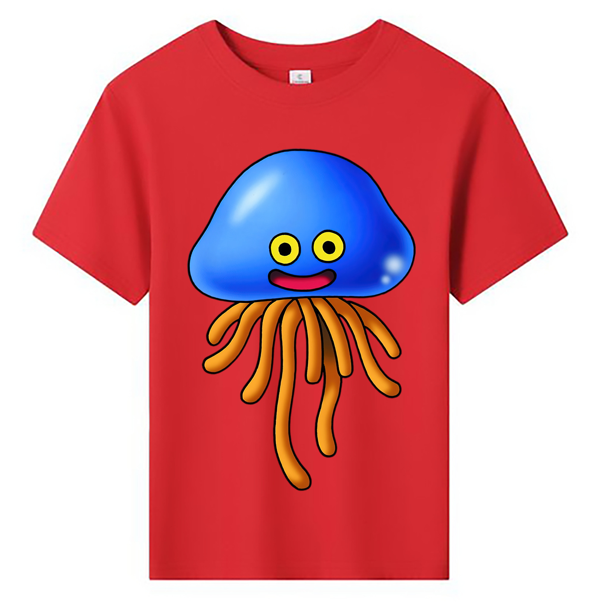（画像用） ドラゴンクエスト Doragon Kuesuto Dragon Quest 綿100％キッズTシャツ（フロントプリント）