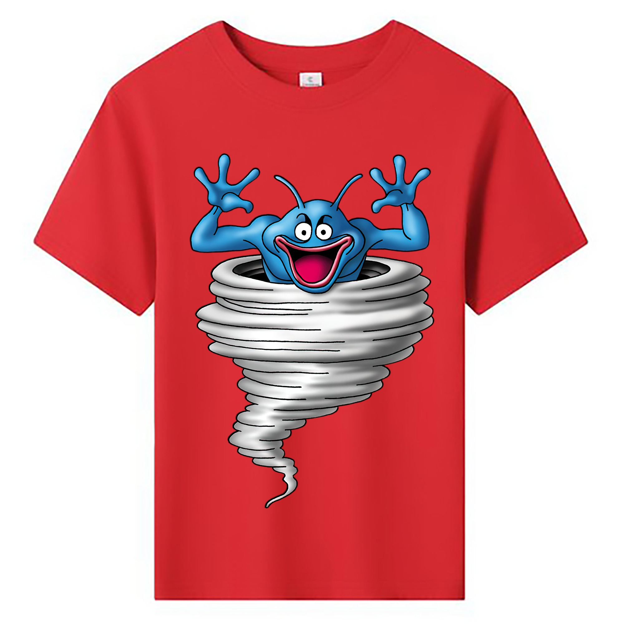 （画像用） ドラゴンクエスト Doragon Kuesuto Dragon Quest 綿100％キッズTシャツ（フロントプリント）