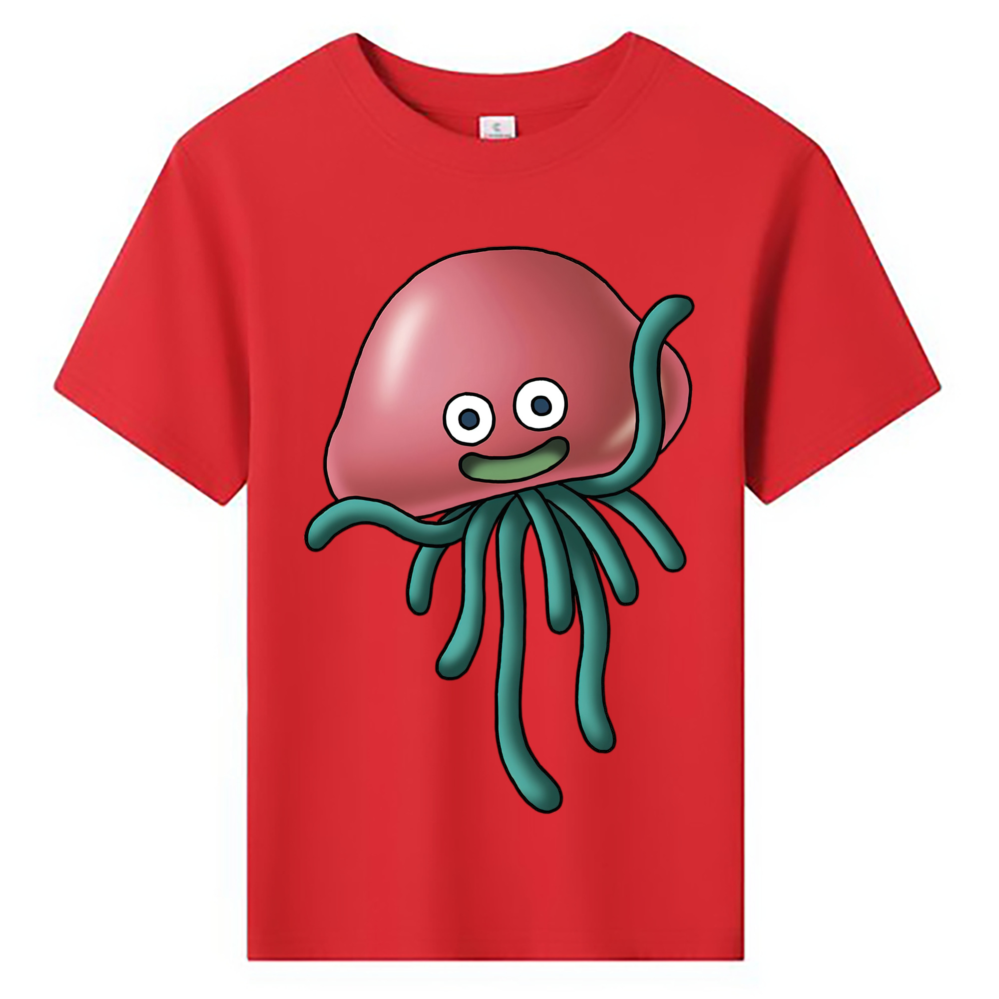 （画像用） ドラゴンクエスト Doragon Kuesuto Dragon Quest 綿100％キッズTシャツ（フロントプリント）