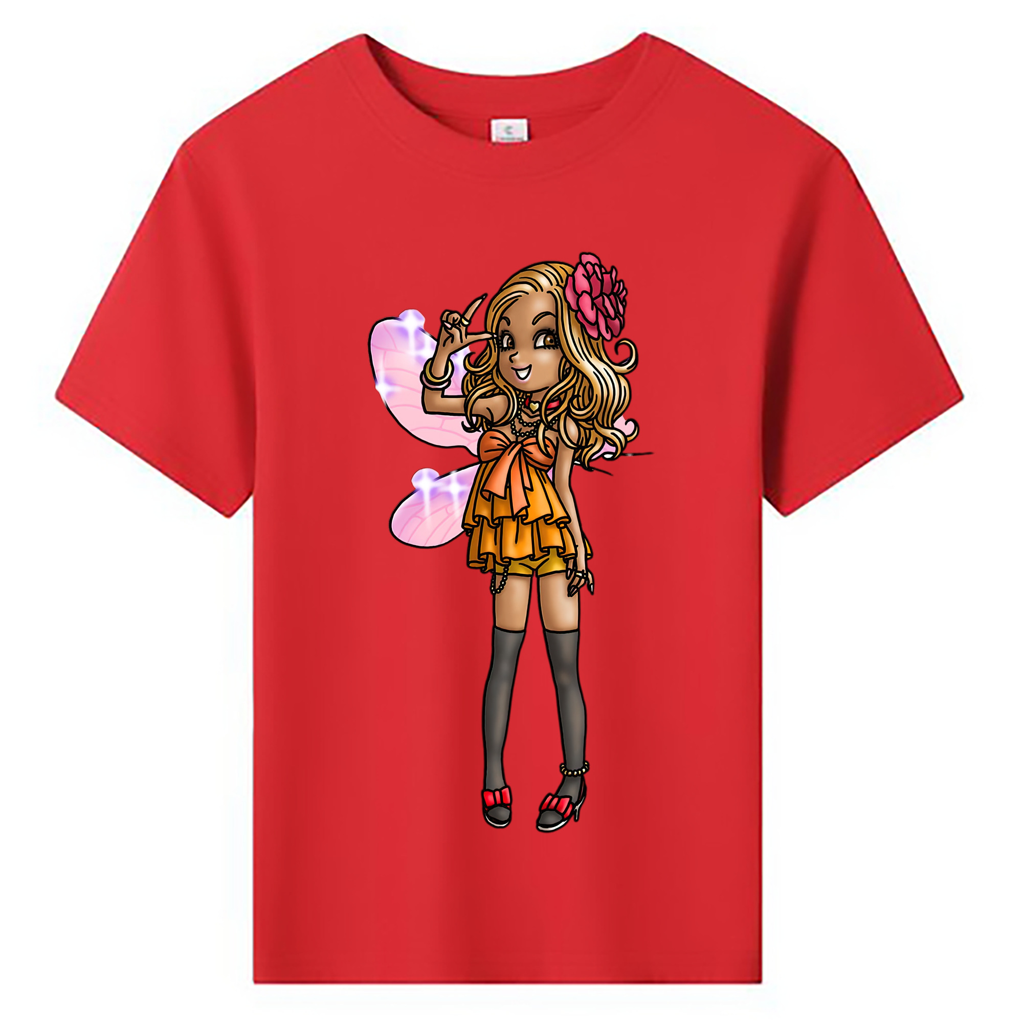 （画像用） ドラゴンクエスト Doragon Kuesuto Dragon Quest 綿100％キッズTシャツ（フロントプリント）