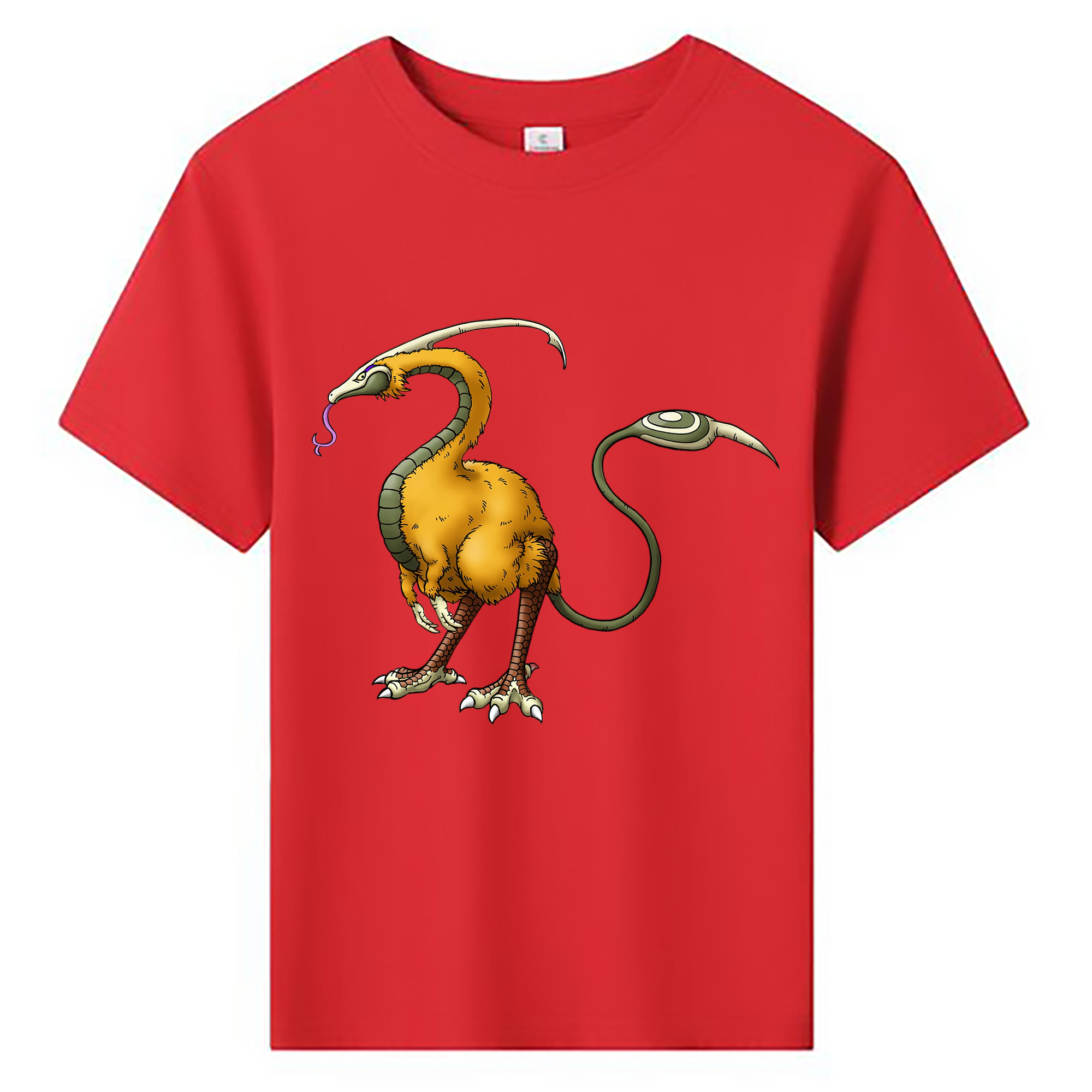 （画像用） ドラゴンクエスト Doragon Kuesuto Dragon Quest 綿100％キッズTシャツ（フロントプリント）