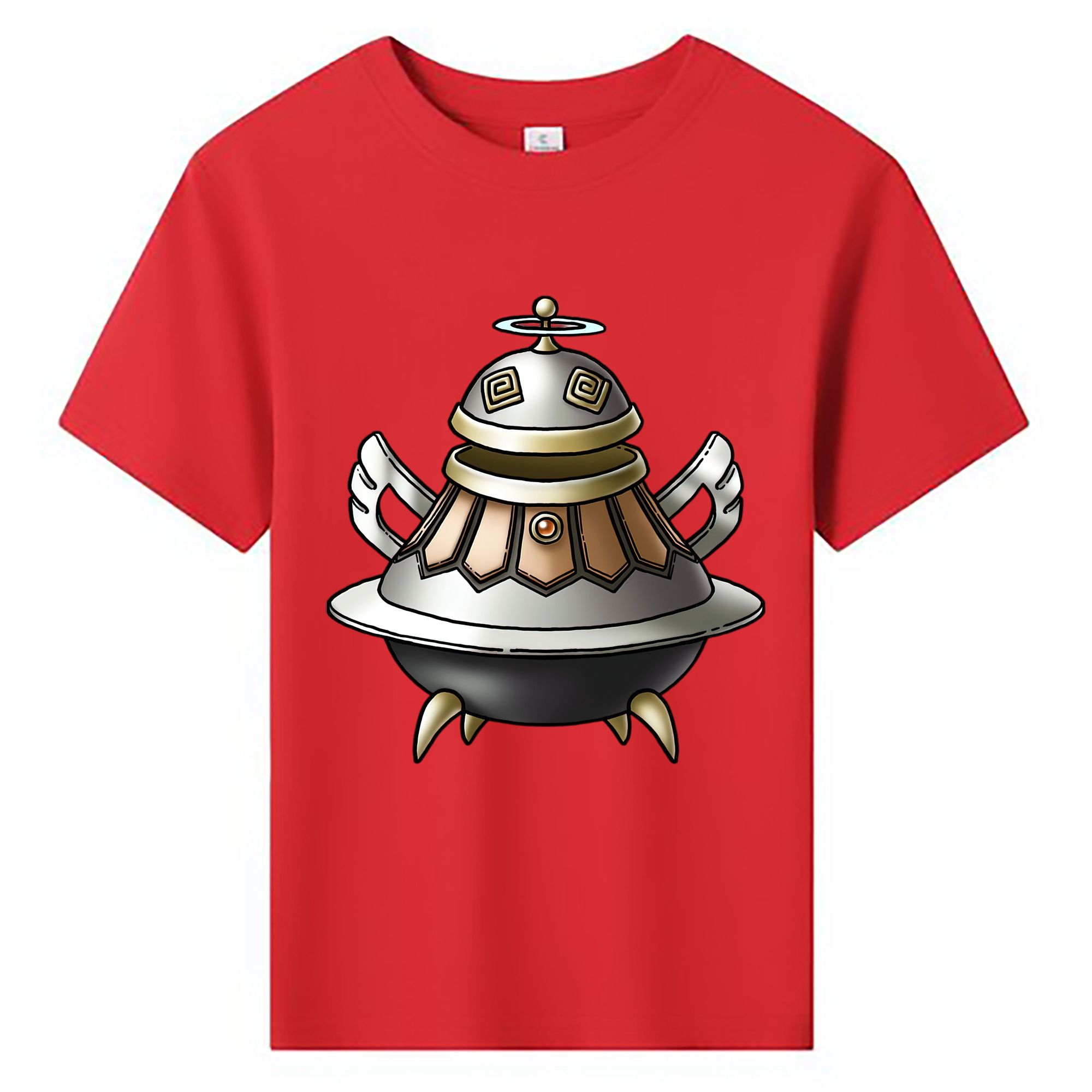 （画像用） ドラゴンクエスト Doragon Kuesuto Dragon Quest 綿100％キッズTシャツ（フロントプリント）