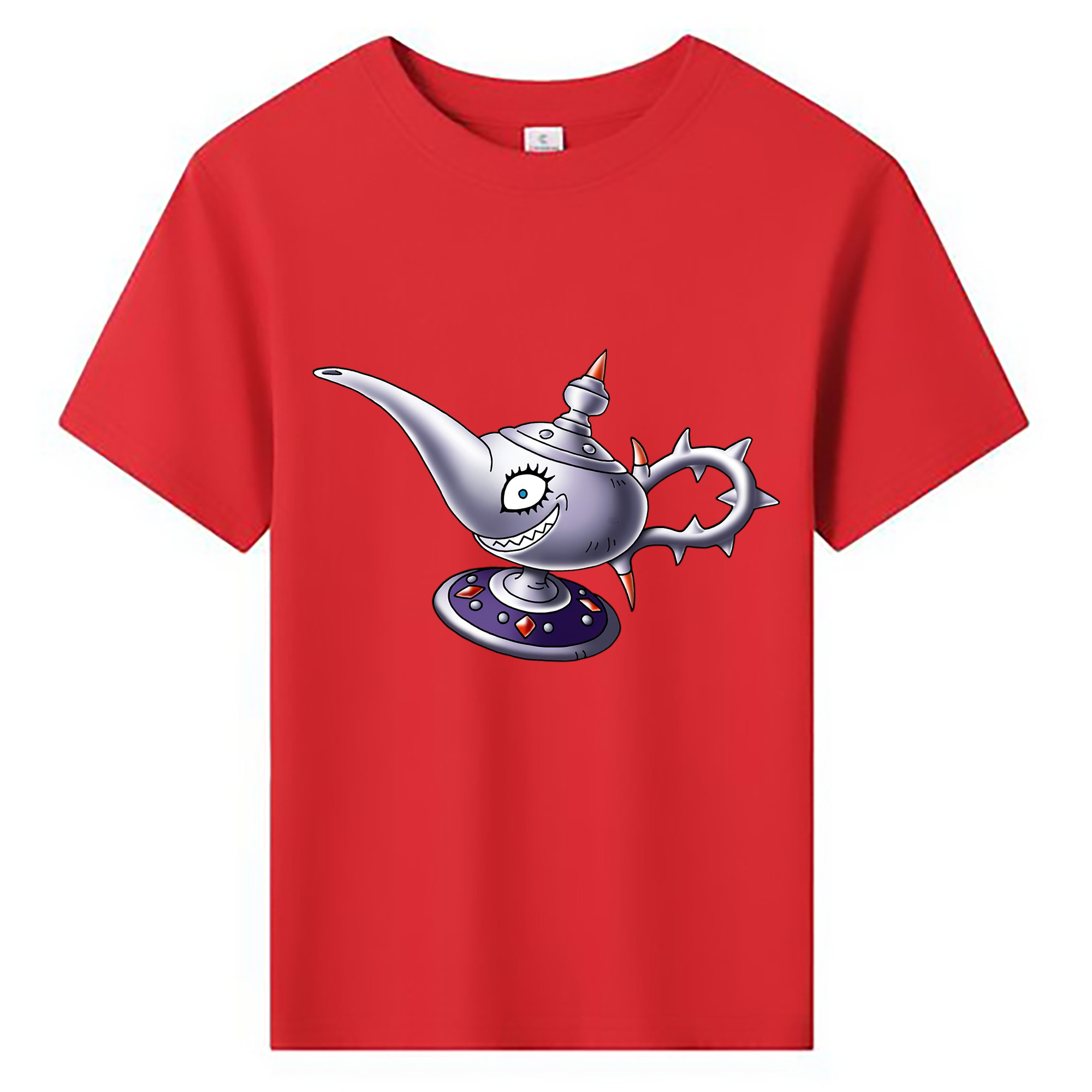 （画像用） ドラゴンクエスト Doragon Kuesuto Dragon Quest 綿100％キッズTシャツ（フロントプリント）