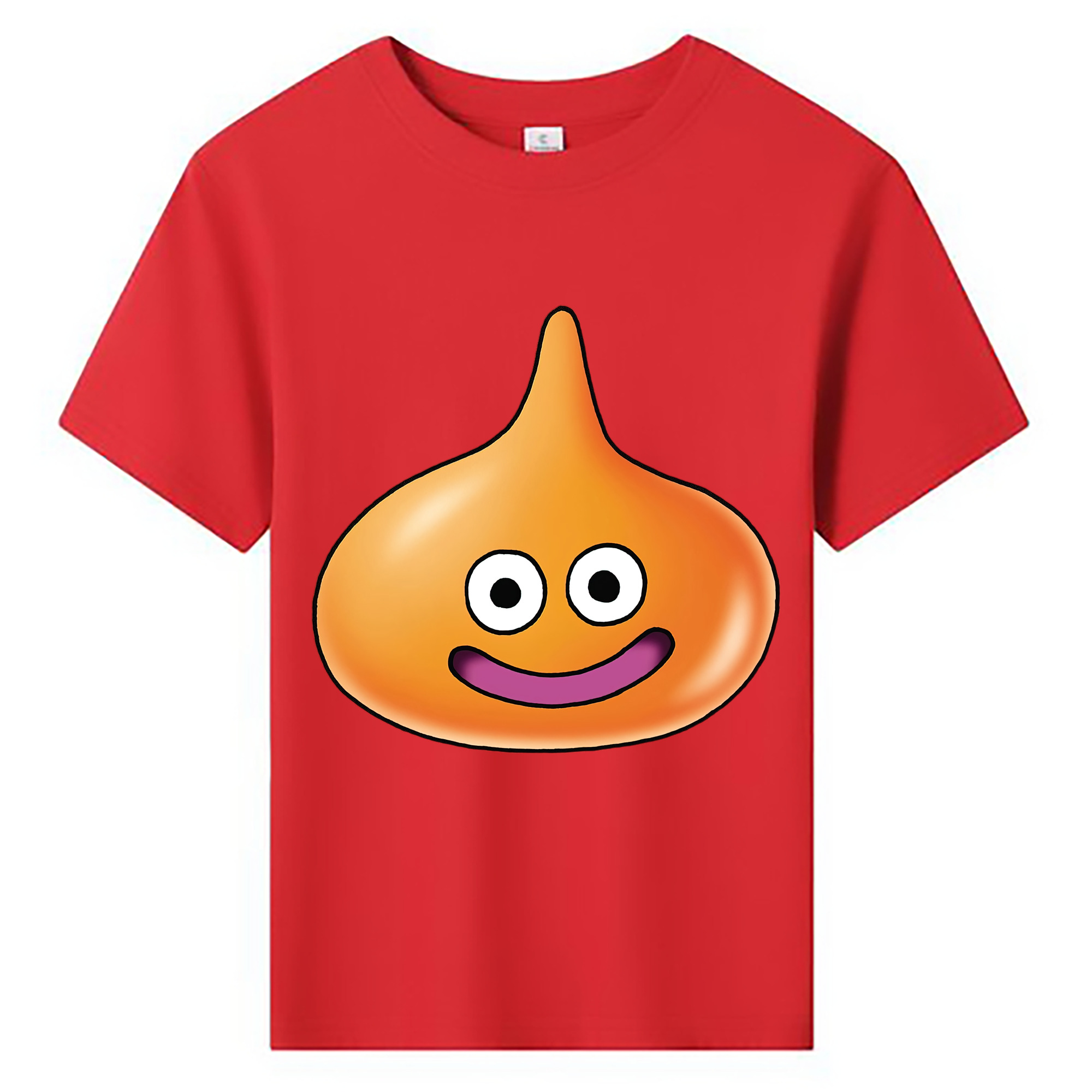 （画像用） ドラゴンクエスト Doragon Kuesuto Dragon Quest 綿100％キッズTシャツ（フロントプリント）