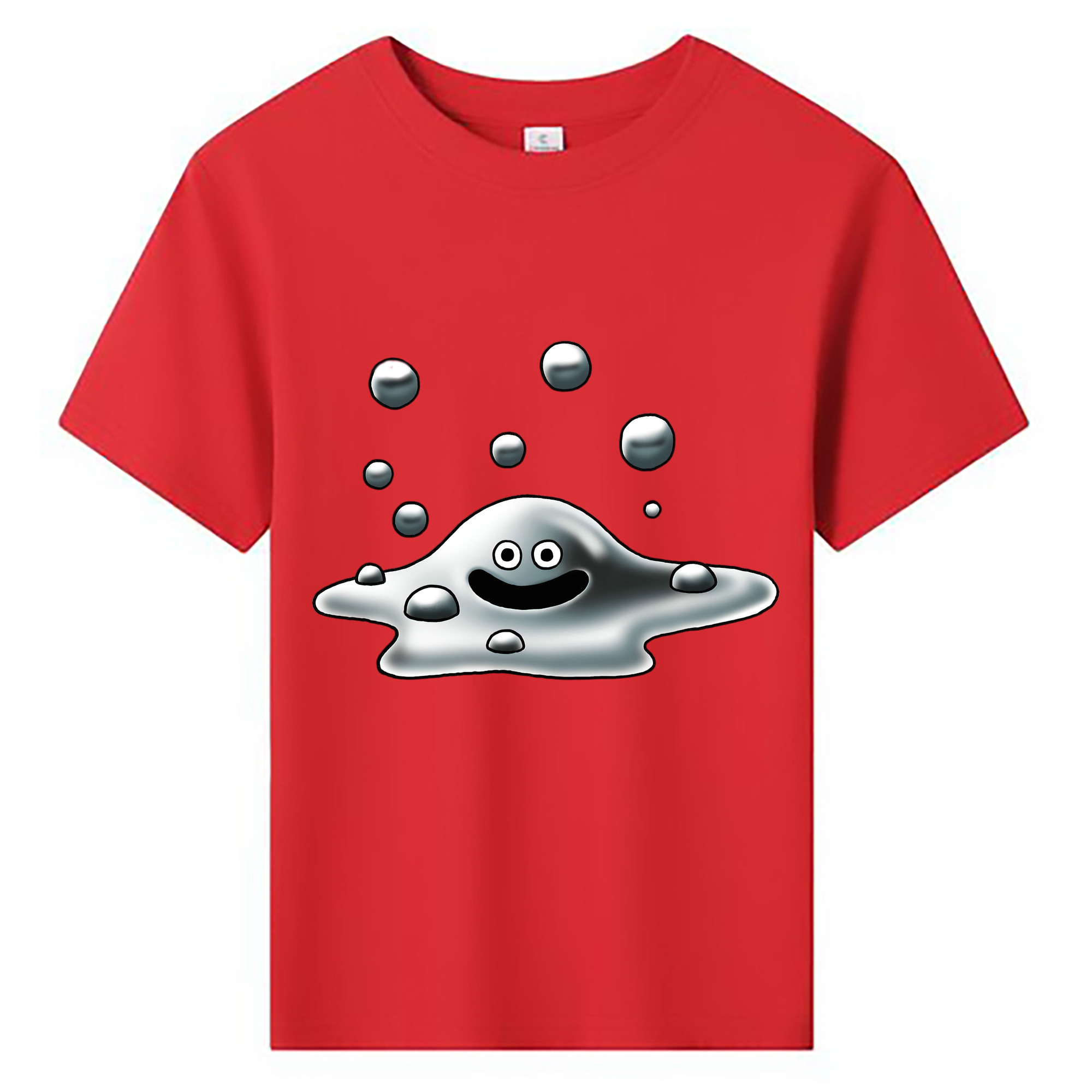 （画像用） ドラゴンクエスト Doragon Kuesuto Dragon Quest 綿100％キッズTシャツ（フロントプリント）