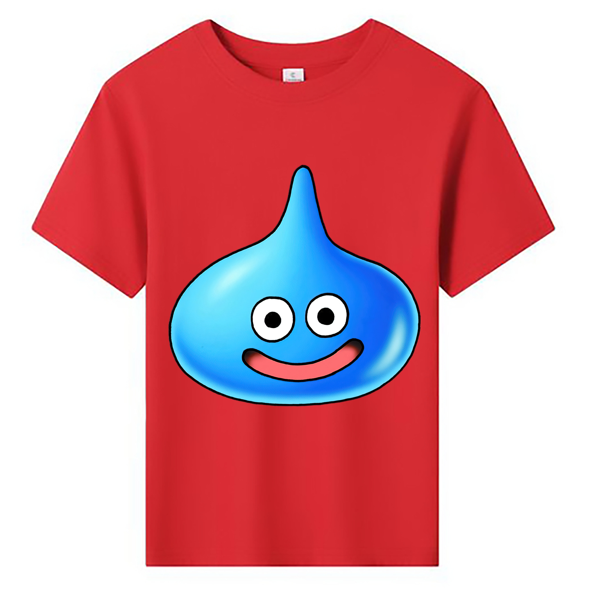 （画像用） ドラゴンクエスト Doragon Kuesuto Dragon Quest 綿100％キッズTシャツ（フロントプリント）