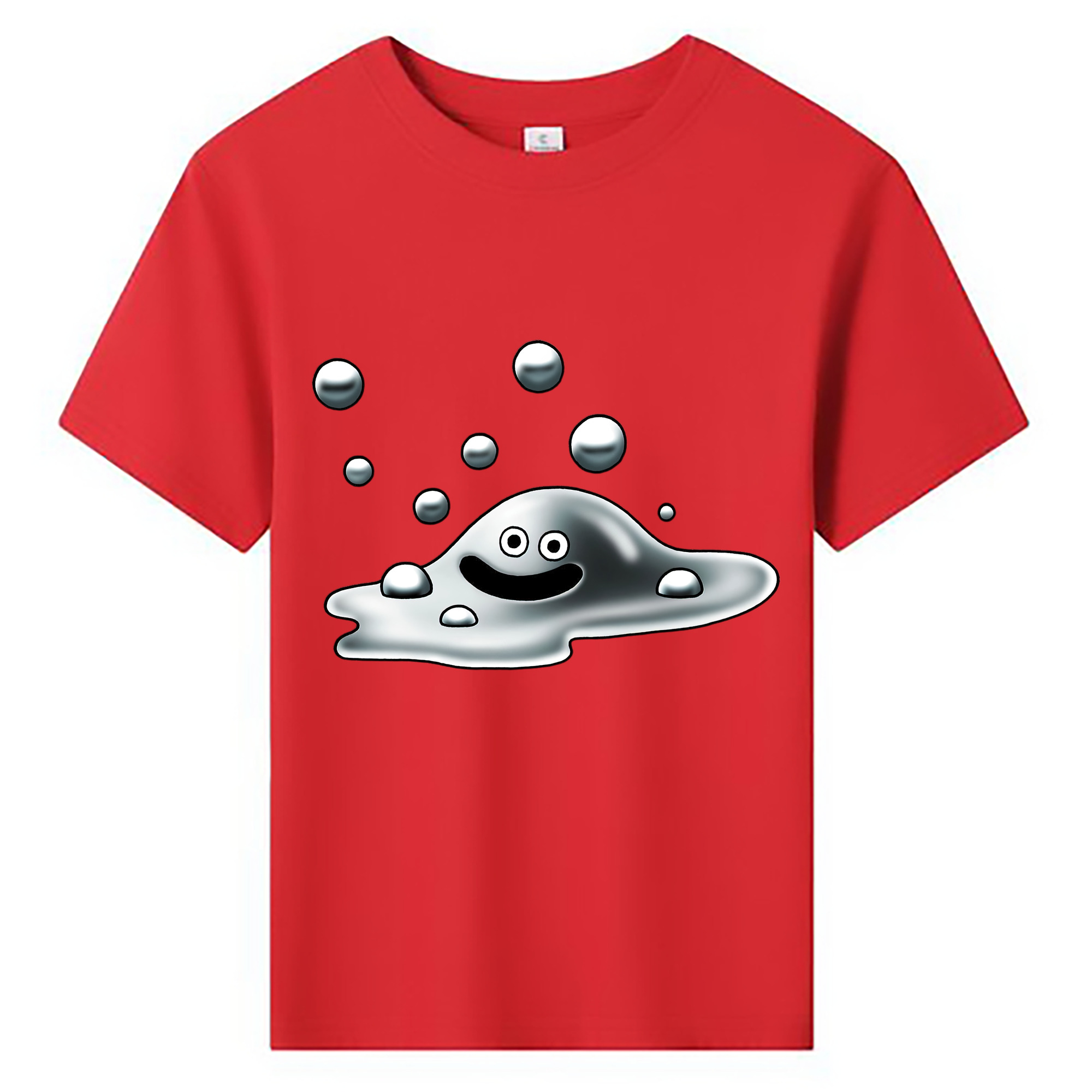 （画像用） ドラゴンクエスト Doragon Kuesuto Dragon Quest 綿100％キッズTシャツ（フロントプリント）
