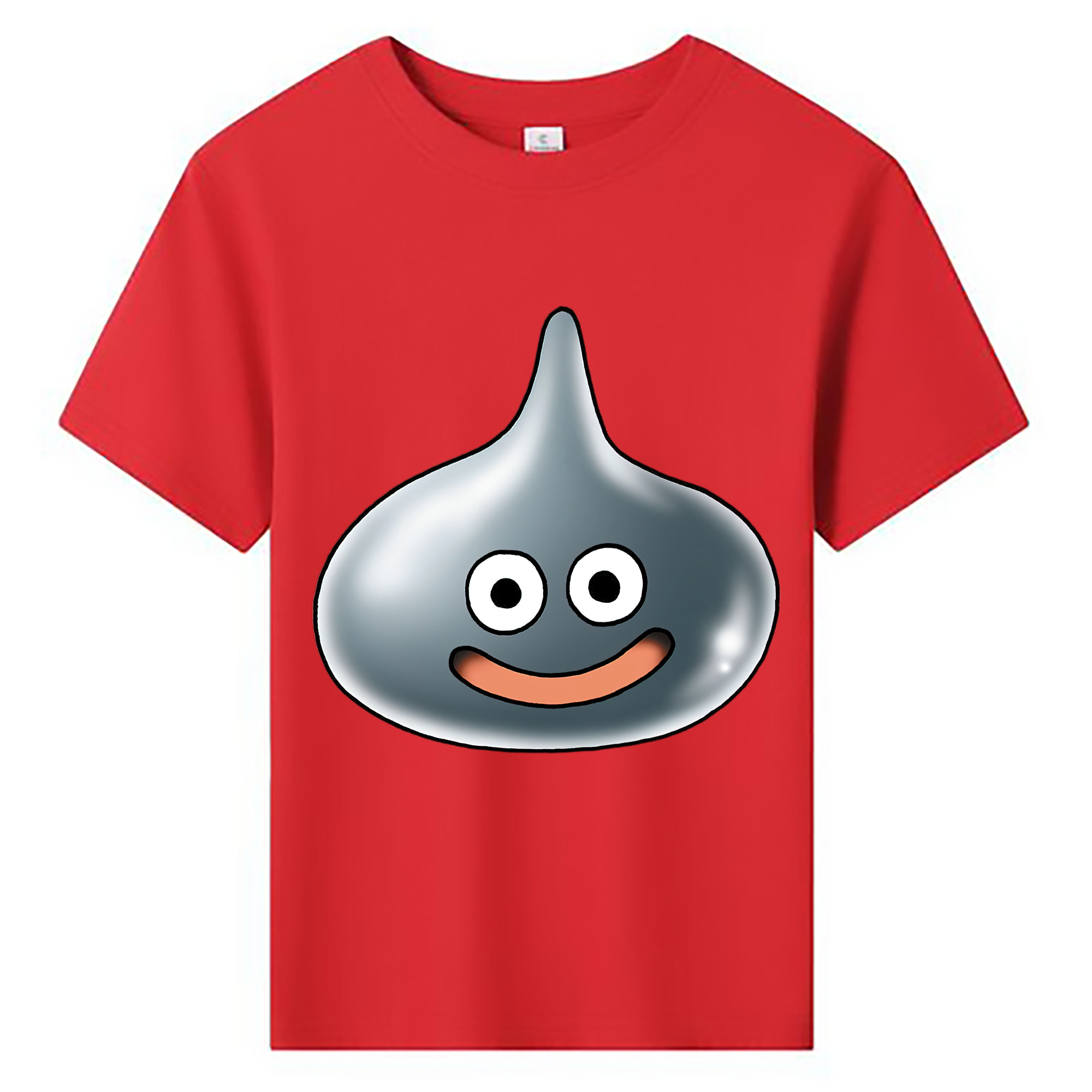 （画像用） ドラゴンクエスト Doragon Kuesuto Dragon Quest 綿100％キッズTシャツ（フロントプリント）