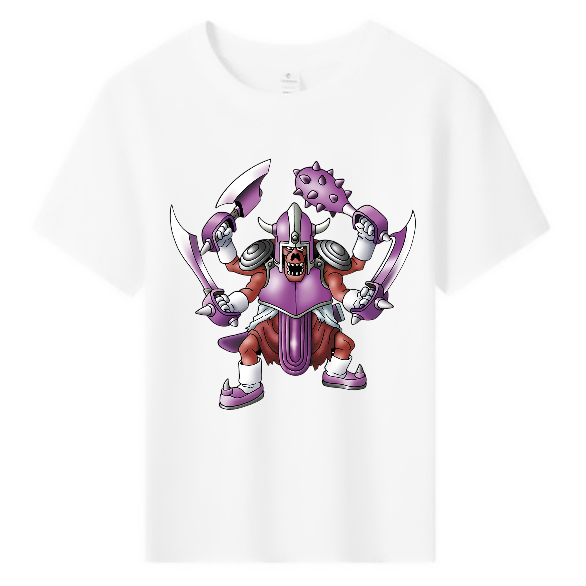 （画像用） ドラゴンクエスト Doragon Kuesuto Dragon Quest 綿100％キッズTシャツ（フロントプリント）