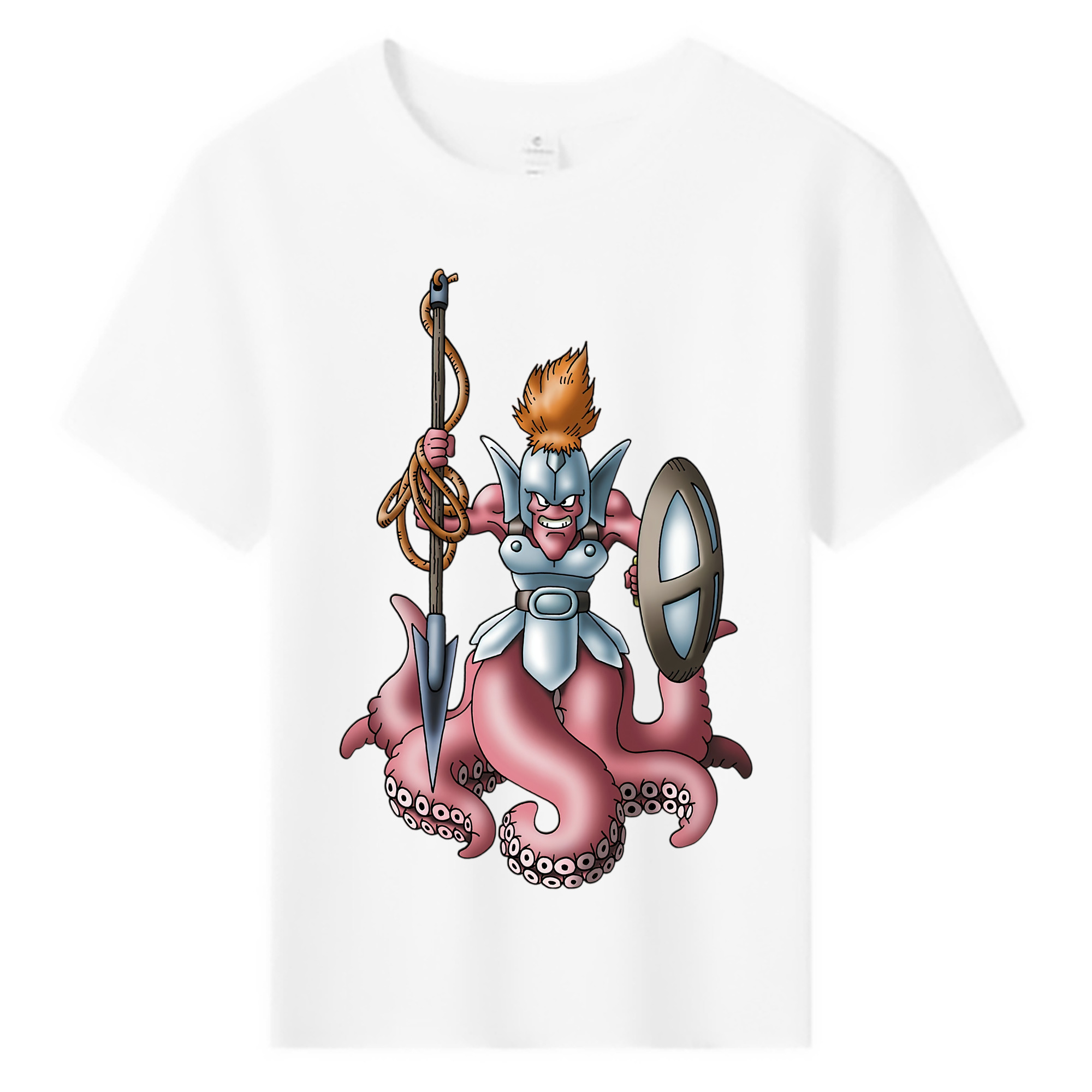 （画像用） ドラゴンクエスト Doragon Kuesuto Dragon Quest 綿100％キッズTシャツ（フロントプリント）