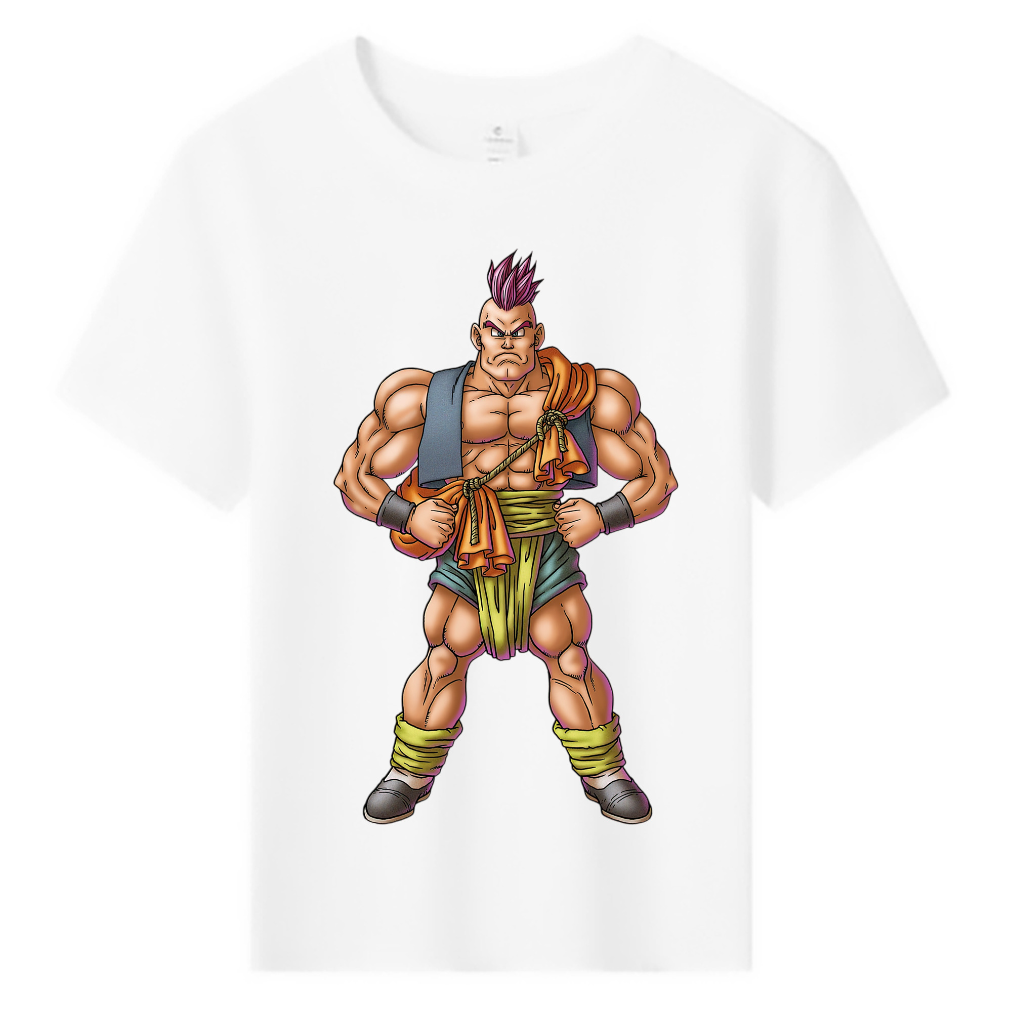 （画像用） ドラゴンクエスト Doragon Kuesuto Dragon Quest 綿100％キッズTシャツ（フロントプリント）