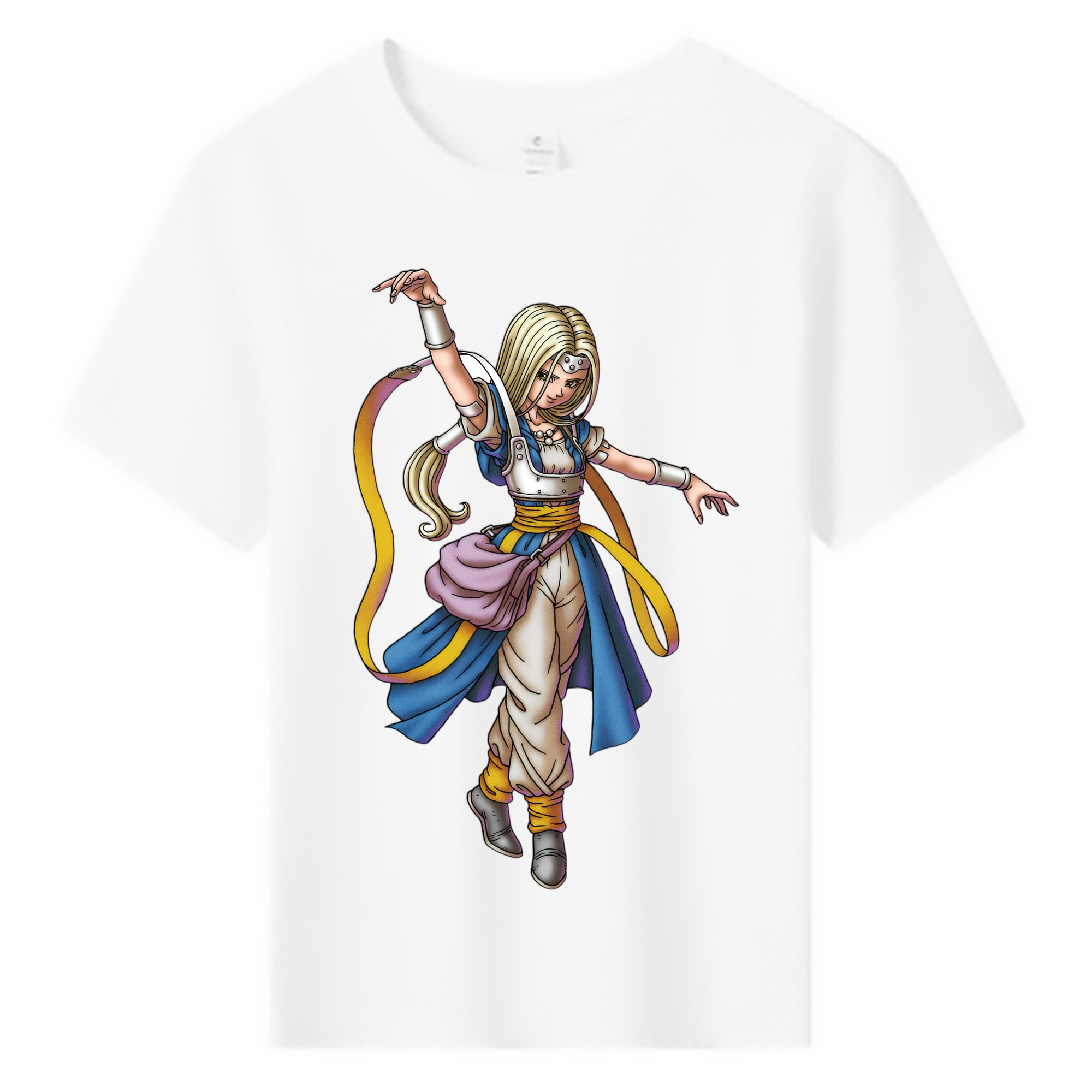 （画像用） ドラゴンクエスト Doragon Kuesuto Dragon Quest 綿100％キッズTシャツ（フロントプリント）
