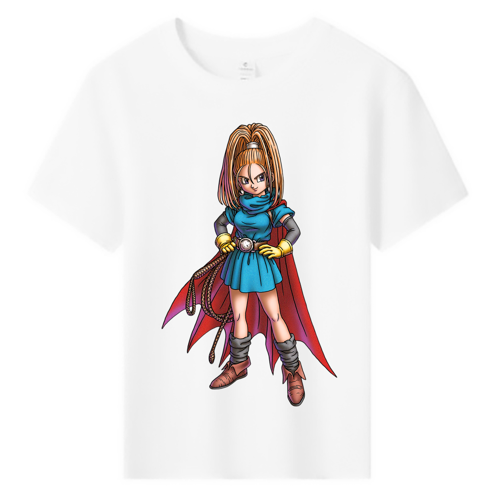 （画像用） ドラゴンクエスト Doragon Kuesuto Dragon Quest 綿100％キッズTシャツ（フロントプリント）