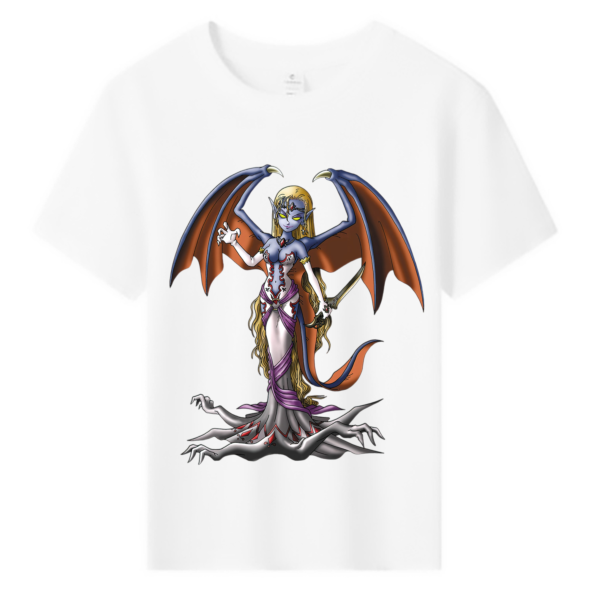 （画像用） ドラゴンクエスト Doragon Kuesuto Dragon Quest 綿100％キッズTシャツ（フロントプリント）