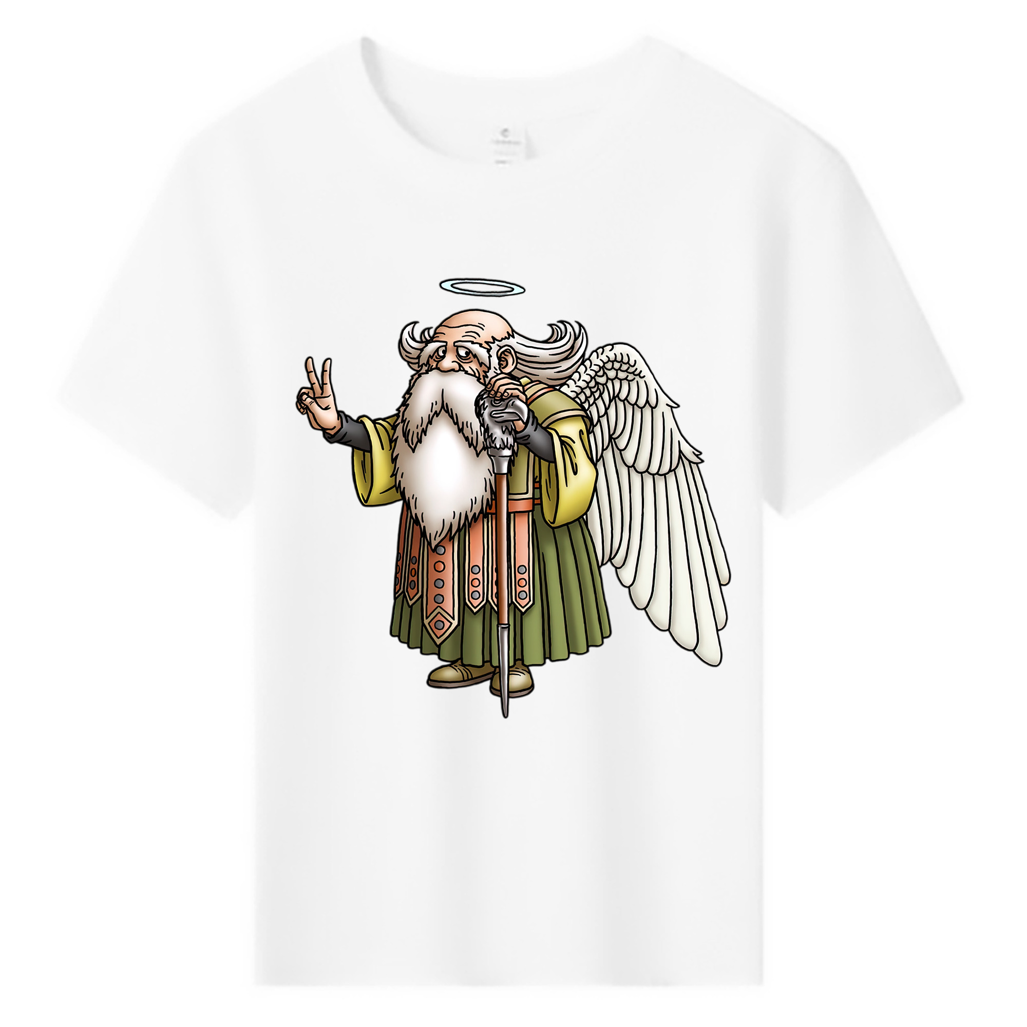（画像用） ドラゴンクエスト Doragon Kuesuto Dragon Quest 綿100％キッズTシャツ（フロントプリント）